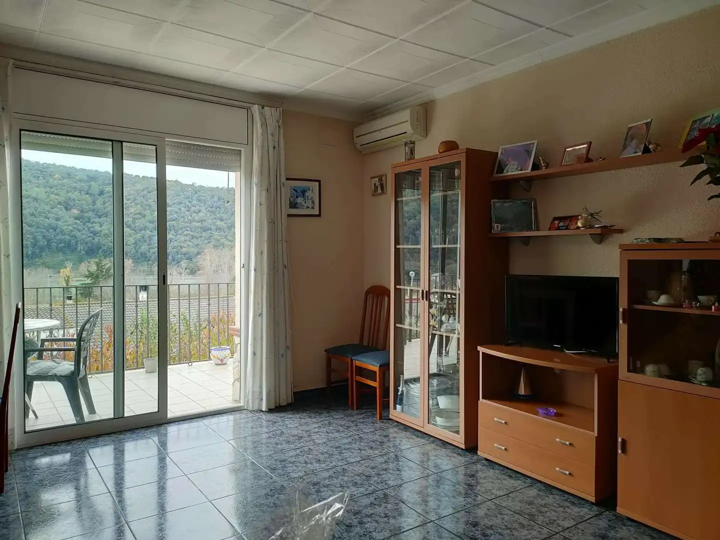 Sala d'estar de Casa o xalet en venda en Sant Feliu de Buixalleu amb Aire condicionat, Calefacció i Terrassa