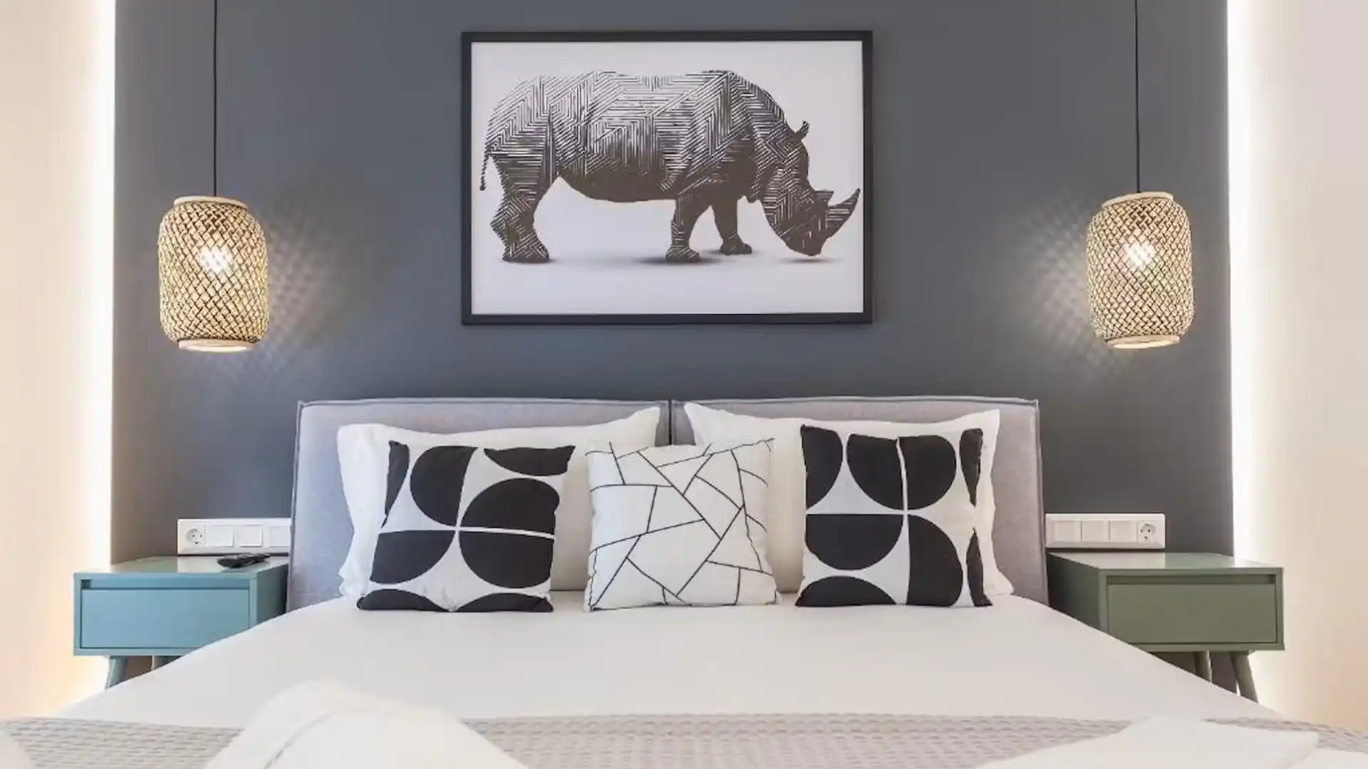 Dormitori de Pis de lloguer en Sabadell amb Aire condicionat, Moblat i Es permeten mascotes