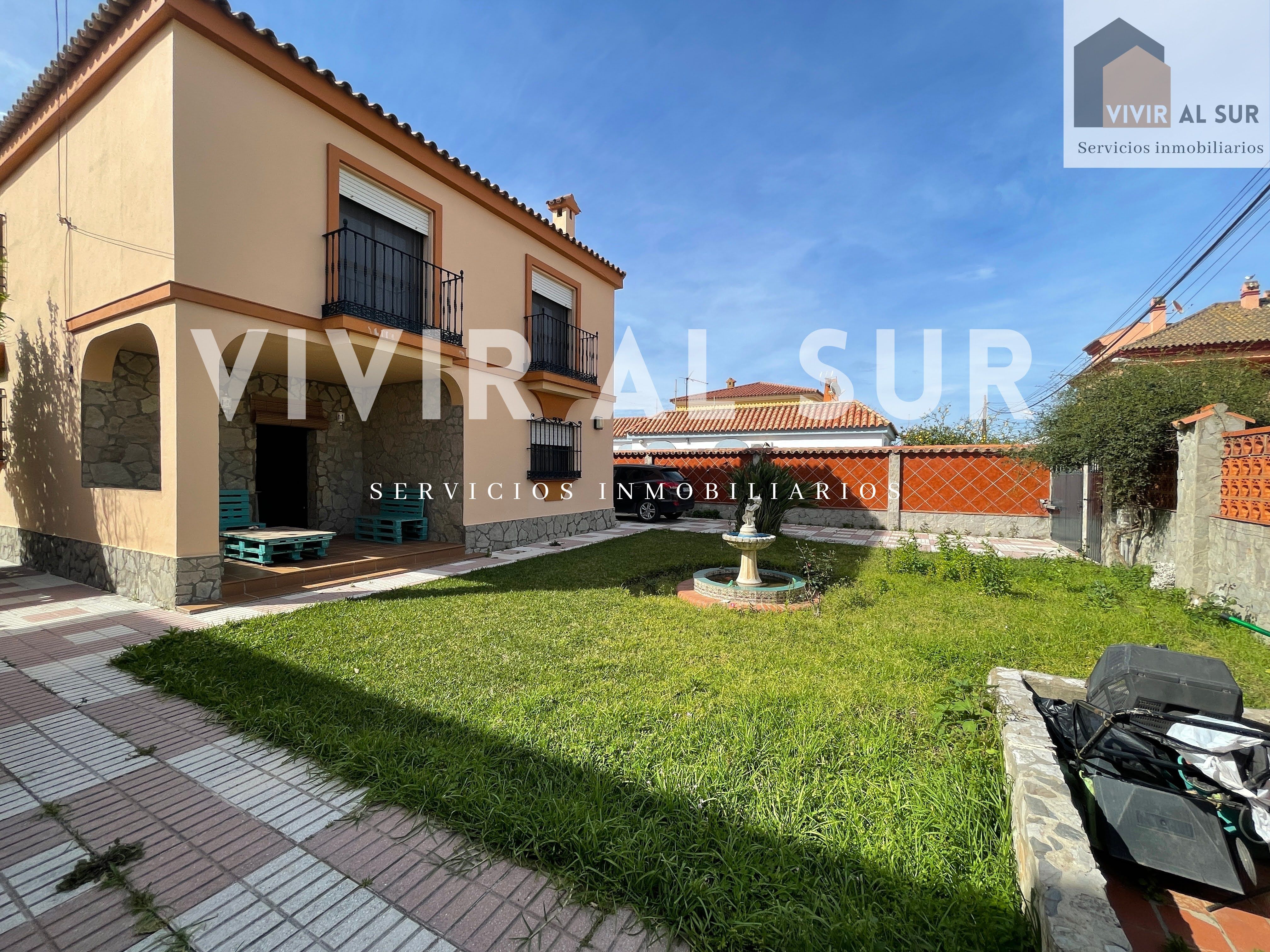 Garden of House or chalet for sale in Algeciras  with Air Conditioner, Private garden and Terrace