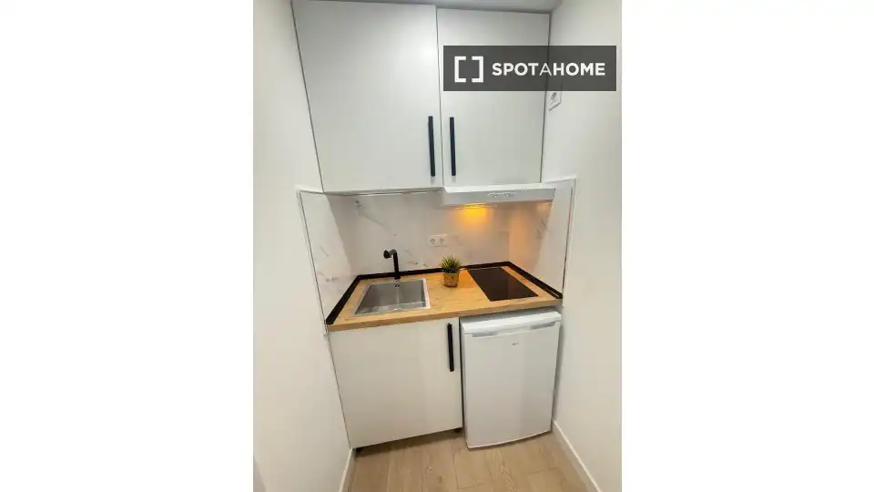 Kitchen of Flat for rent in Madrid  with Air Conditioner, Heating and Furnished