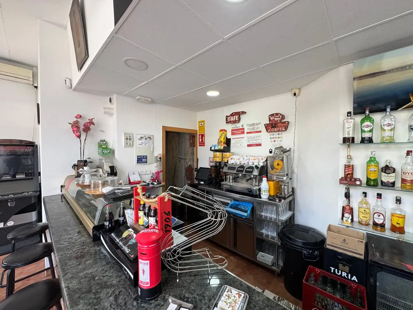 Cocina de Local en traspaso en Valencia con Aire acondicionado y Amueblado