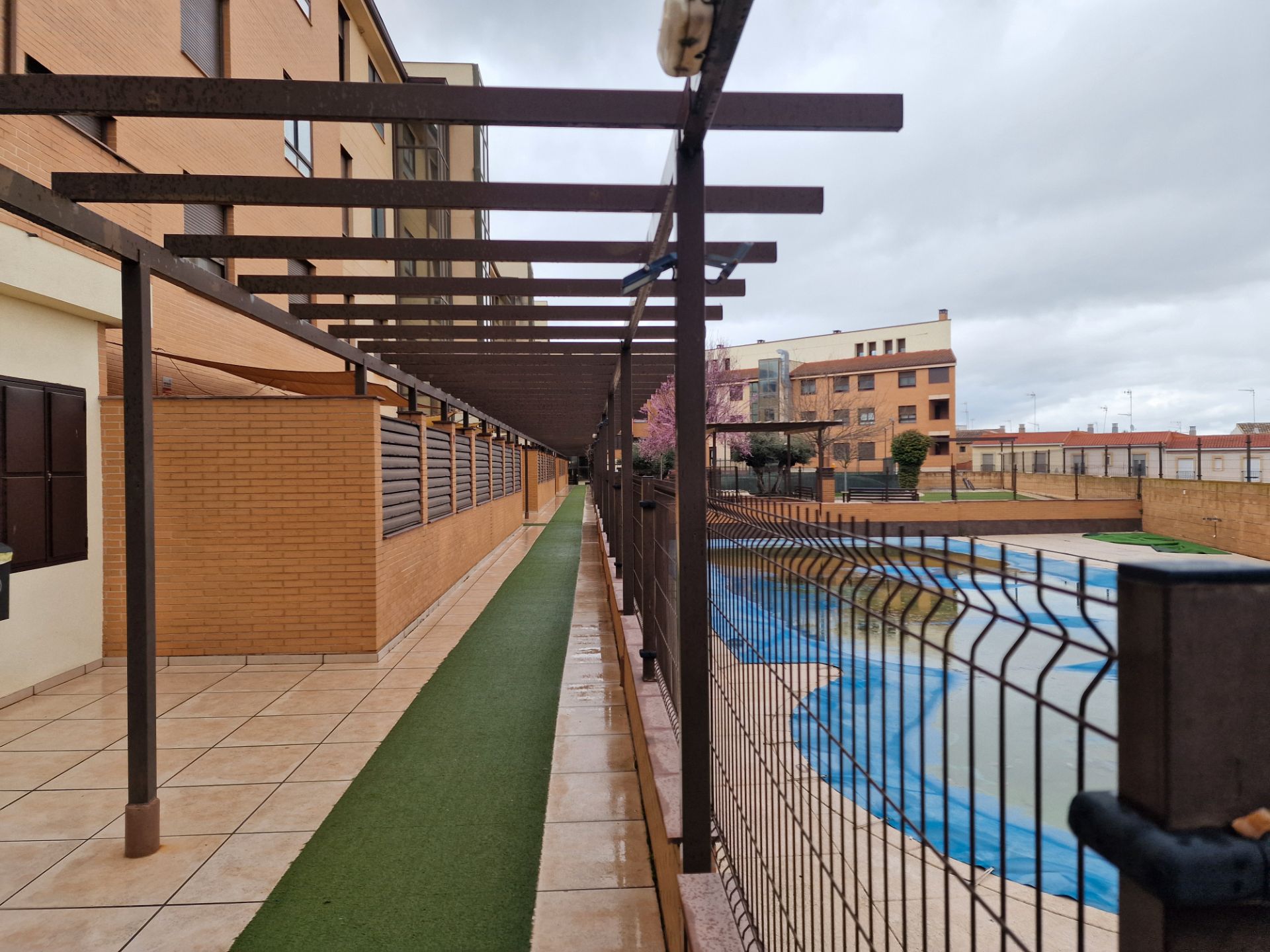 Terrace of Flat for sale in Mondéjar  with Air Conditioner, Heating and Parquet flooring