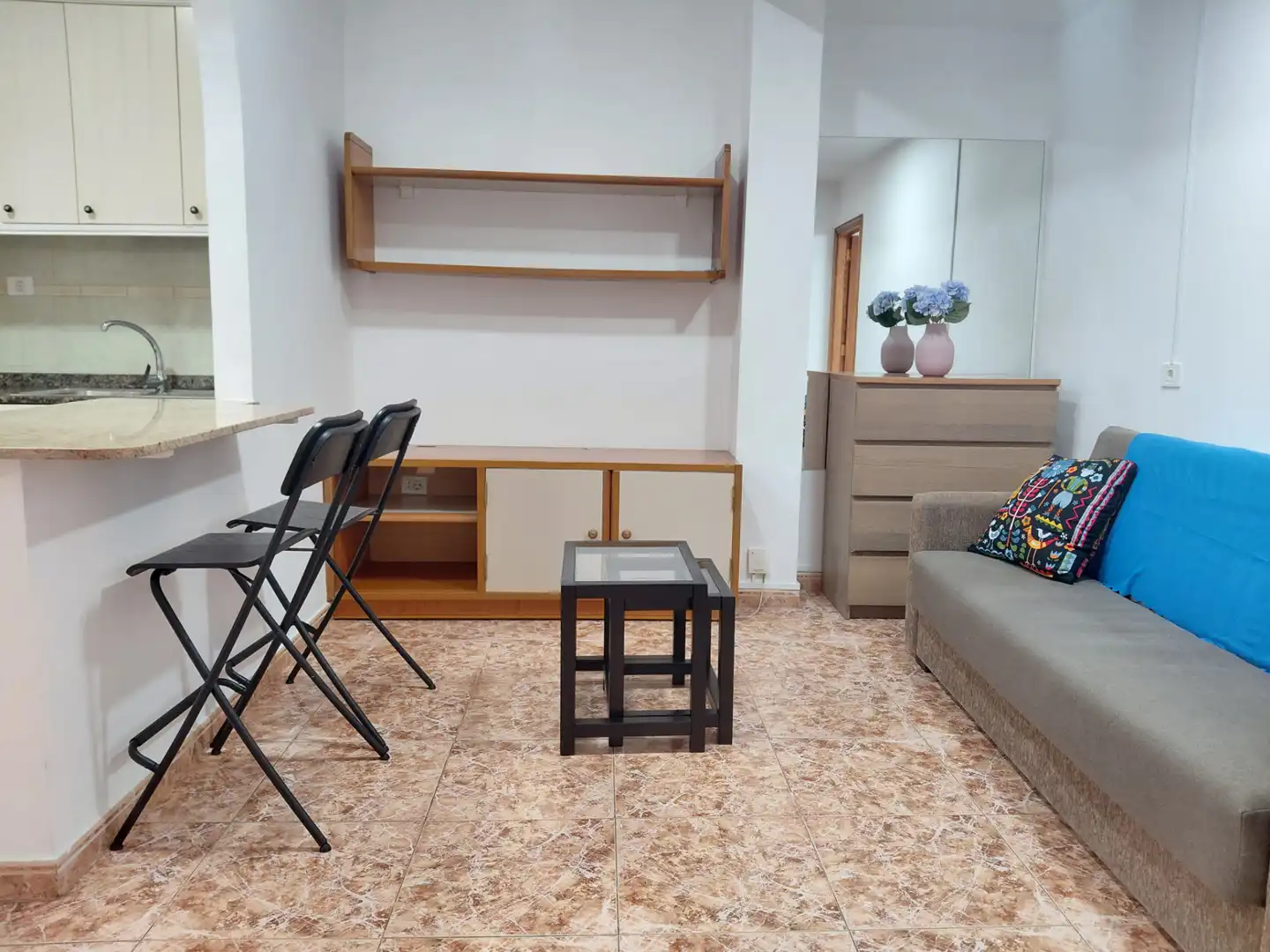 Wohnzimmer von Wohnungen zur Miete in Arucas mit Möbliert, Waschmaschine und Mikrowelle