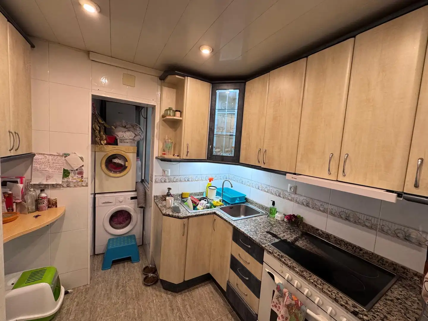 Küche von Wohnung zum Verkauf in Badalona mit Heizung, Möbliert und Ofen
