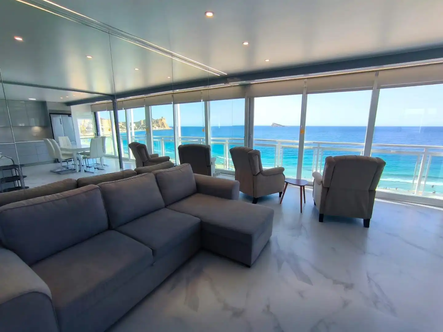 Living room of Flat for sale in Benidorm  with Air Conditioner, Heating and Furnished