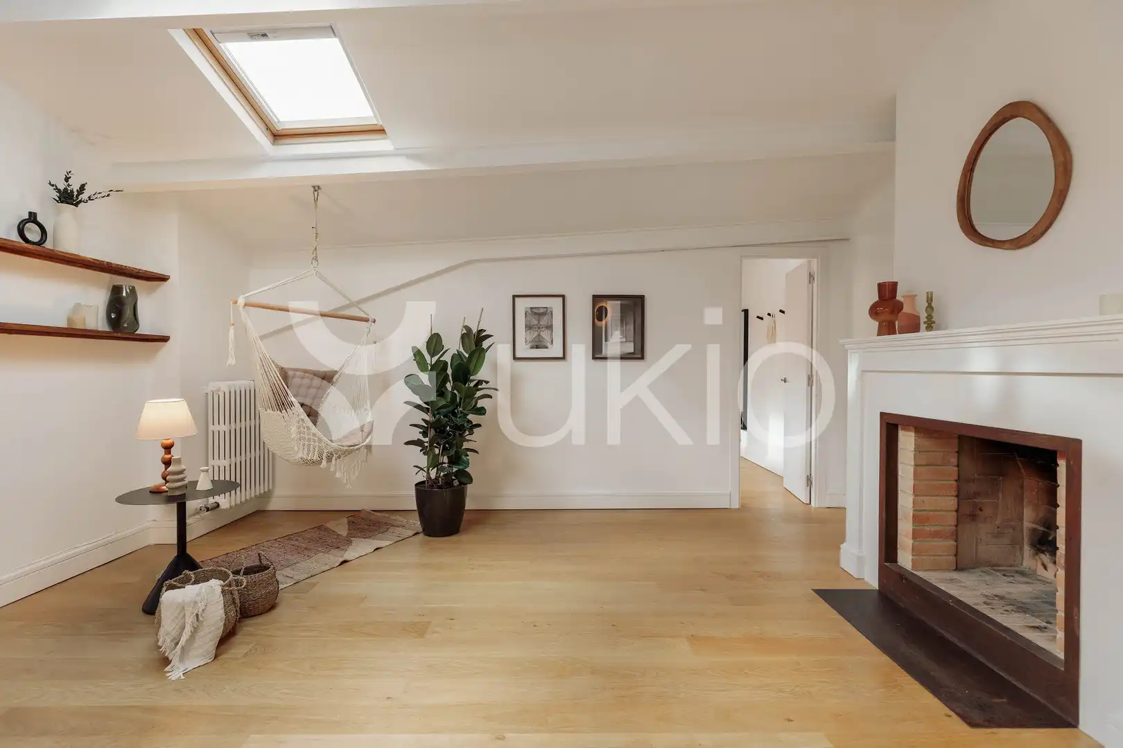 Sala d'estar de Apartament de lloguer en Barcelona amb Aire condicionat, Calefacció i Moblat