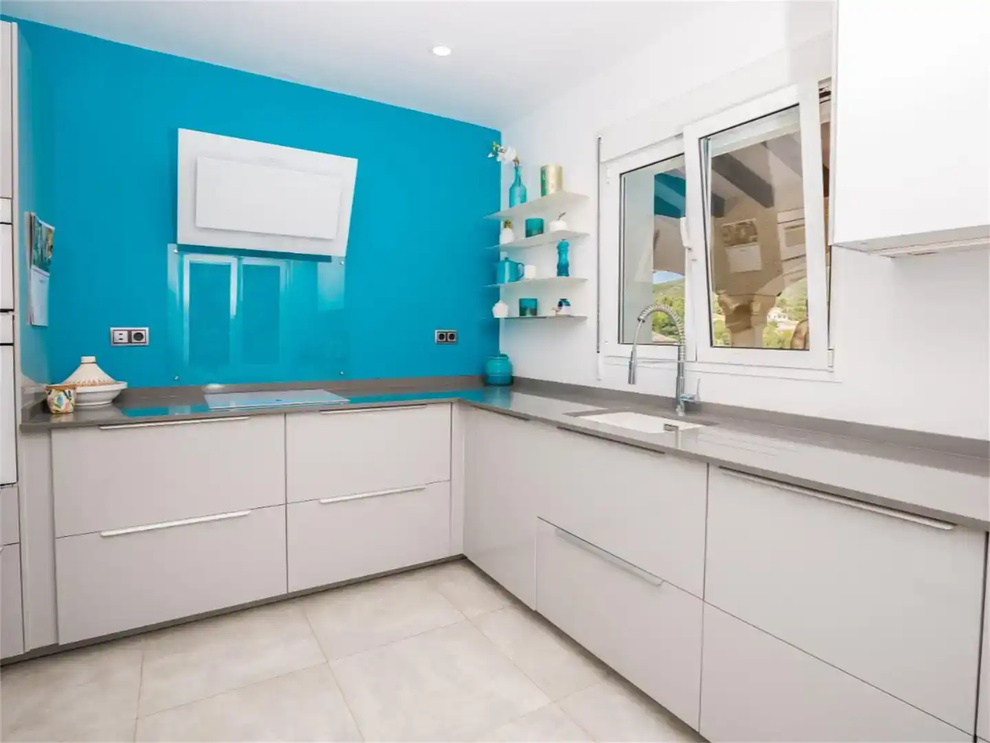 Cocina de Casa o chalet en venta en Jávea / Xàbia con Aire acondicionado y Piscina