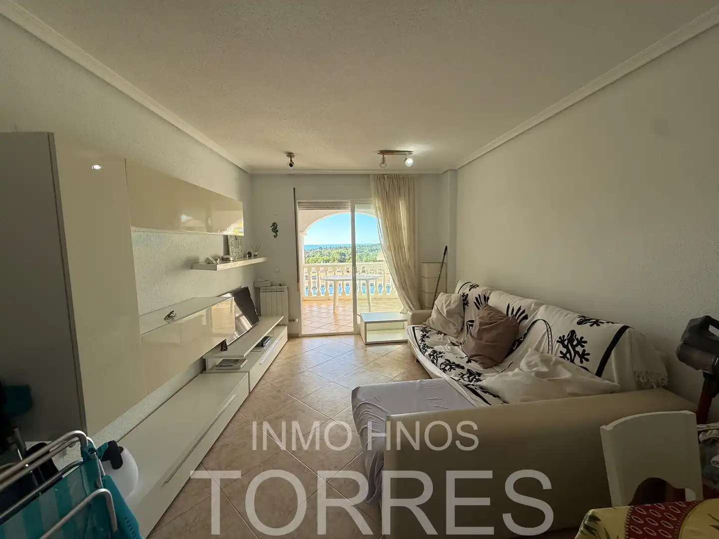 Wohnzimmer von Maisonette zum Verkauf in Peñíscola / Peníscola mit Klimaanlage, Heizung und Terrasse