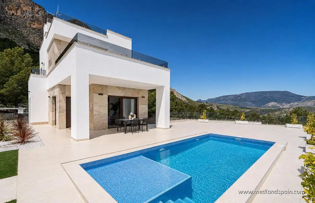 Xalet amb piscina en venda a Balcón de Ponoig - Polop Paradis - Polop Hills
