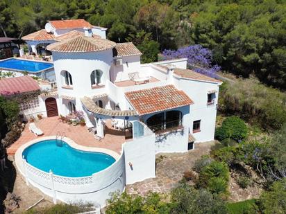 Exterior view of House or chalet for sale in Jávea / Xàbia  with Air Conditioner, Terrace and Swimming Pool