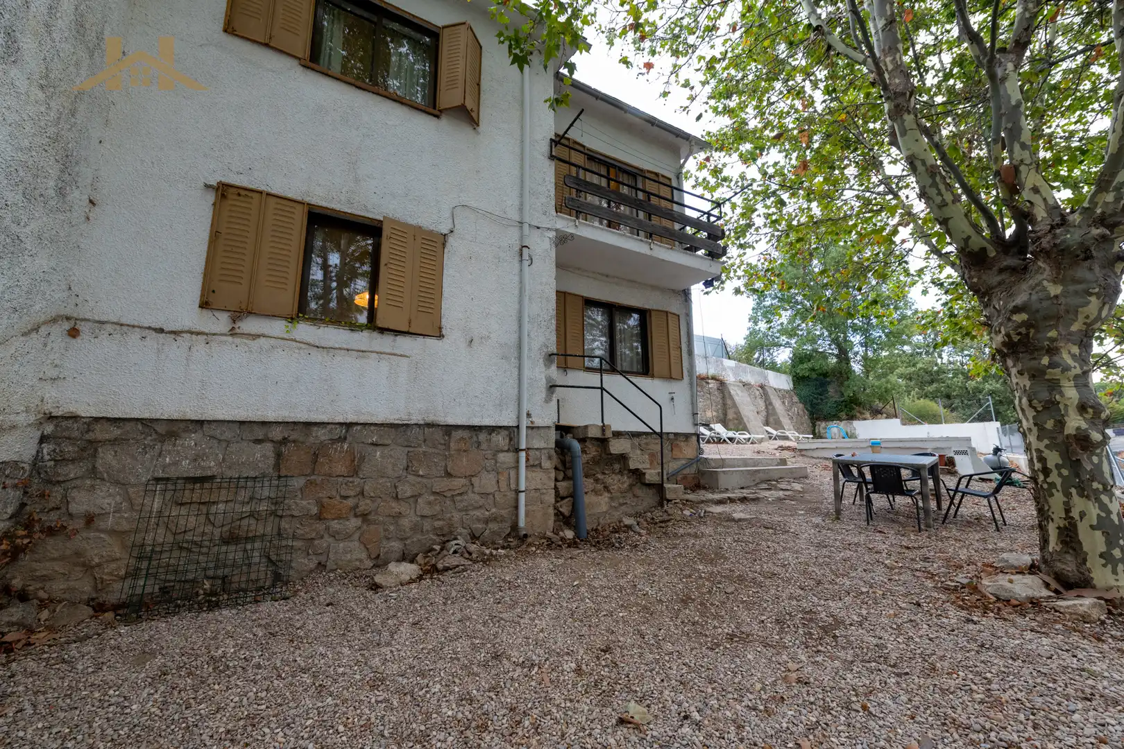 Vista exterior de Casa adosada en venta en Miraflores de la Sierra con Calefacción, Jardín privado y Trastero