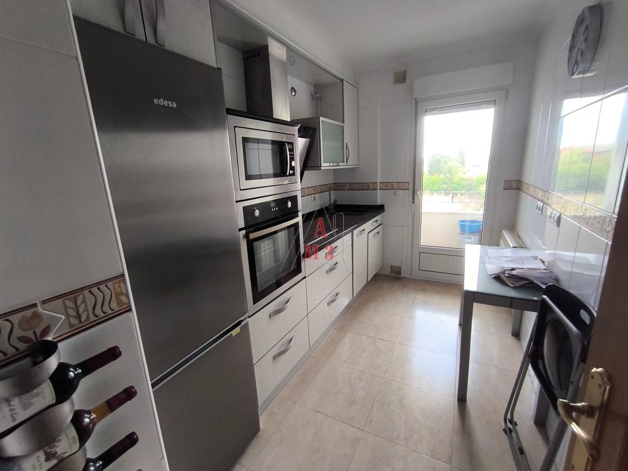 Küche von Wohnungen zur Miete in San Andrés del Rabanedo mit Heizung, Parkett und Terrasse