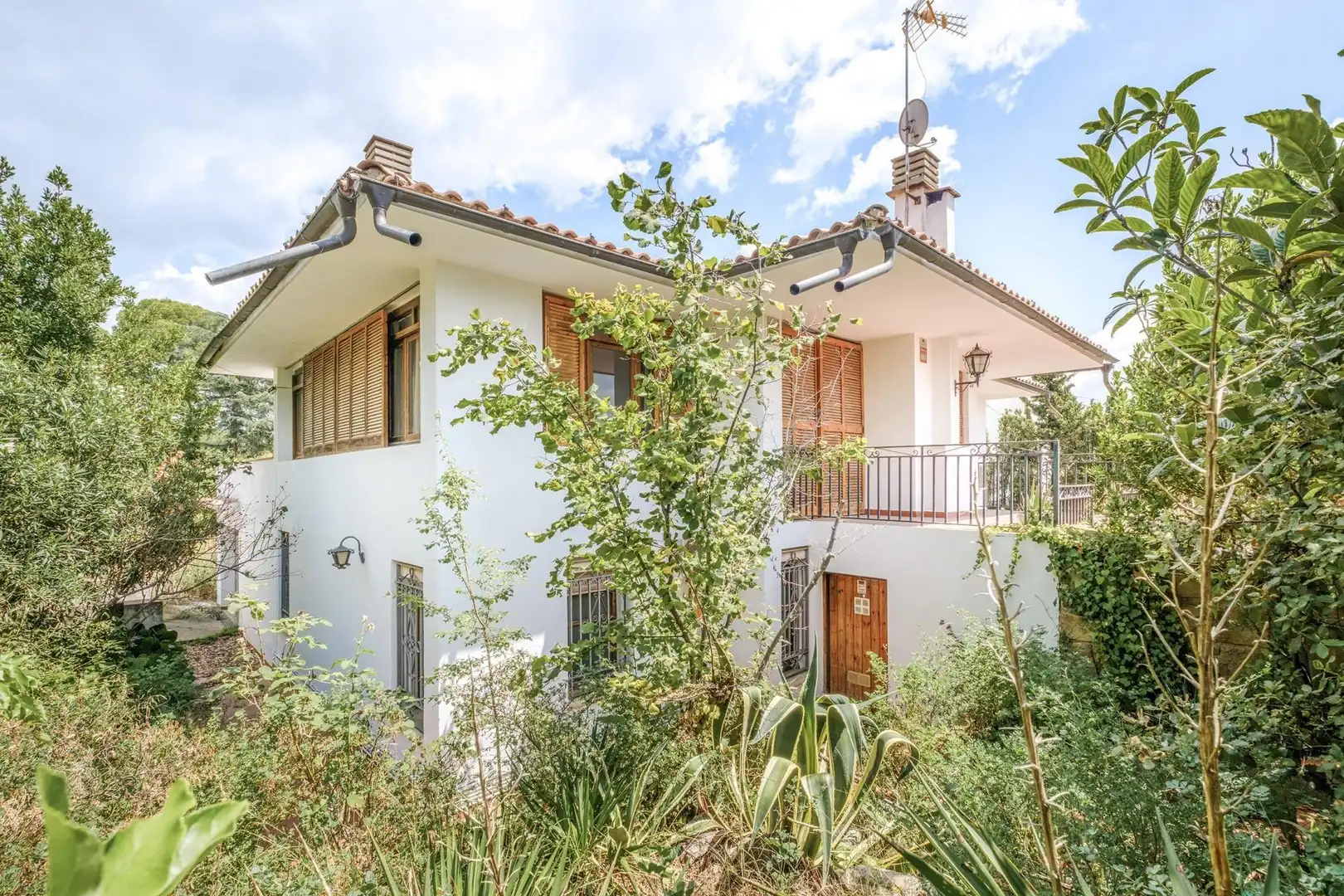 Exterior view of Houses for sale in Terrassa  with Air Conditioner, Heating and Private garden