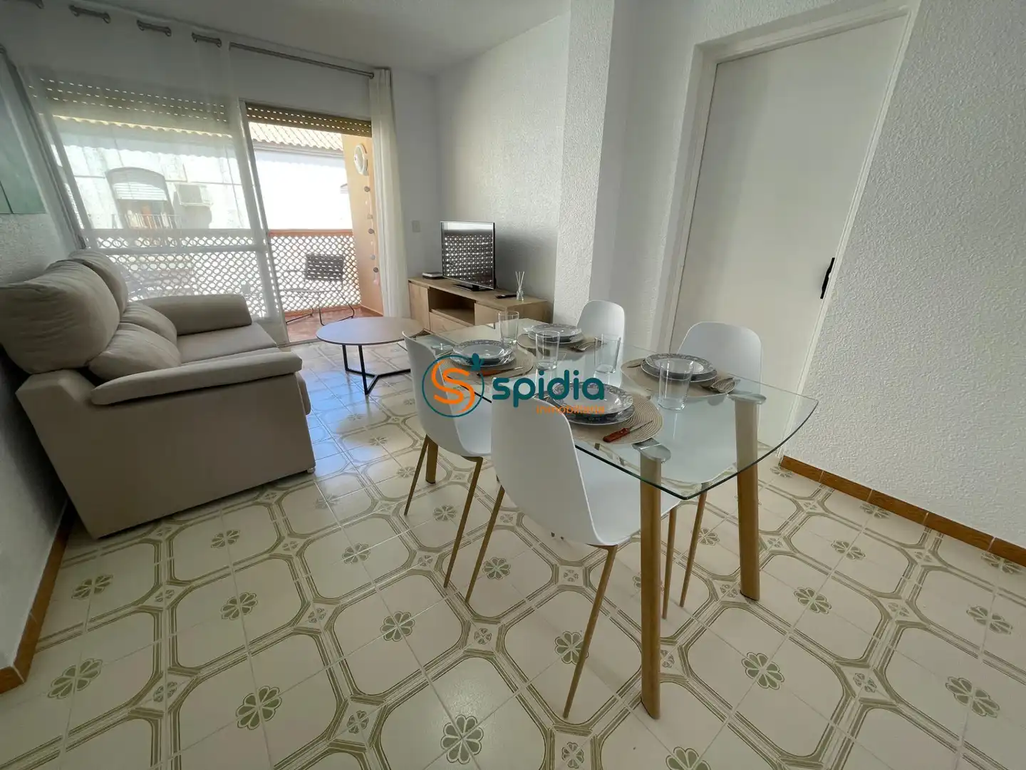 Comedor de Apartamento de alquiler en Águilas con Balcón