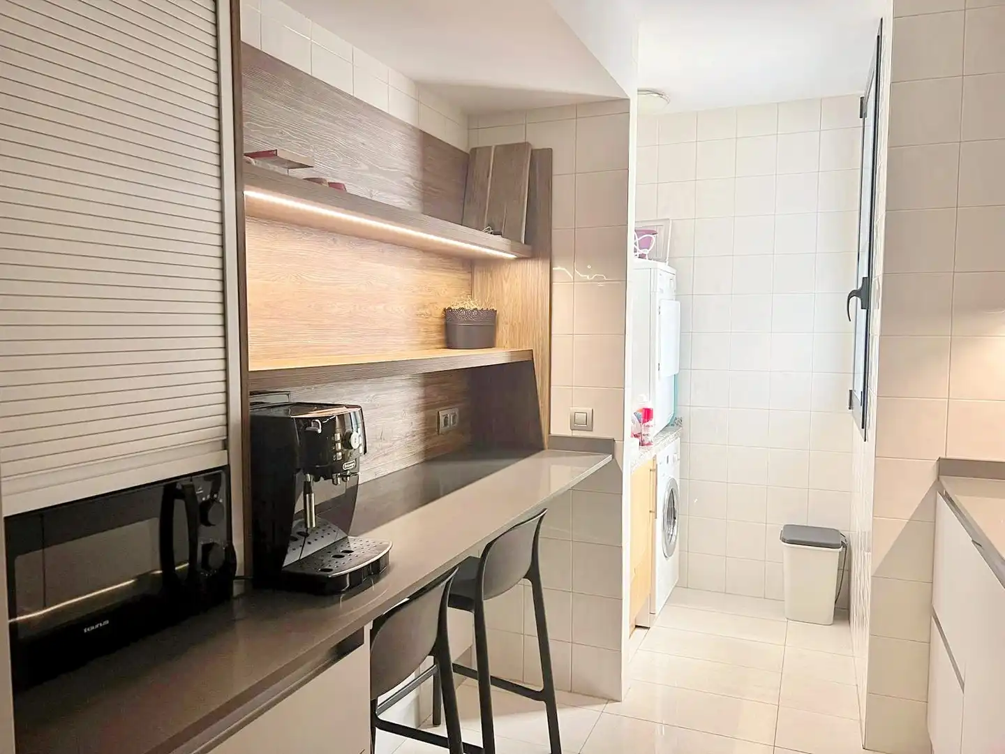 Kitchen of Flat for sale in Santa Cruz de Tenerife  with Parquet flooring, Terrace and Furnished