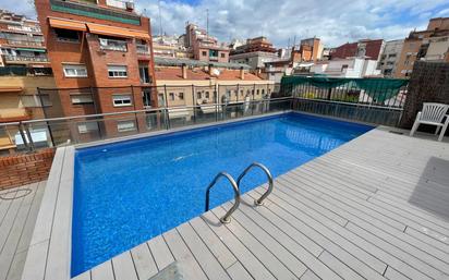 Swimming pool of Flat for sale in  Barcelona Capital  with Air Conditioner