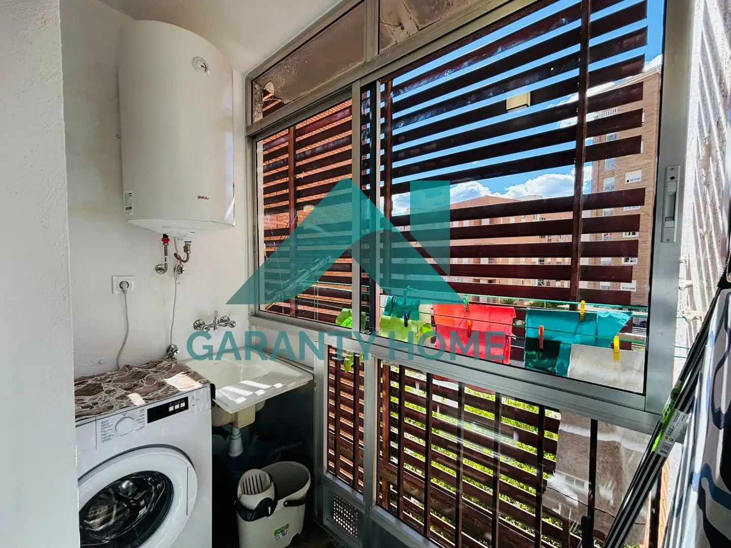 Balcony of Flat for rent in Cáceres  with Air Conditioner and Furnished