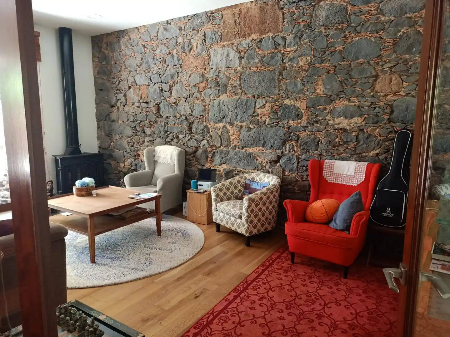 Living room of Country homes for sale in San Cristóbal de la Laguna  with Parquet flooring, Terrace and Furnished