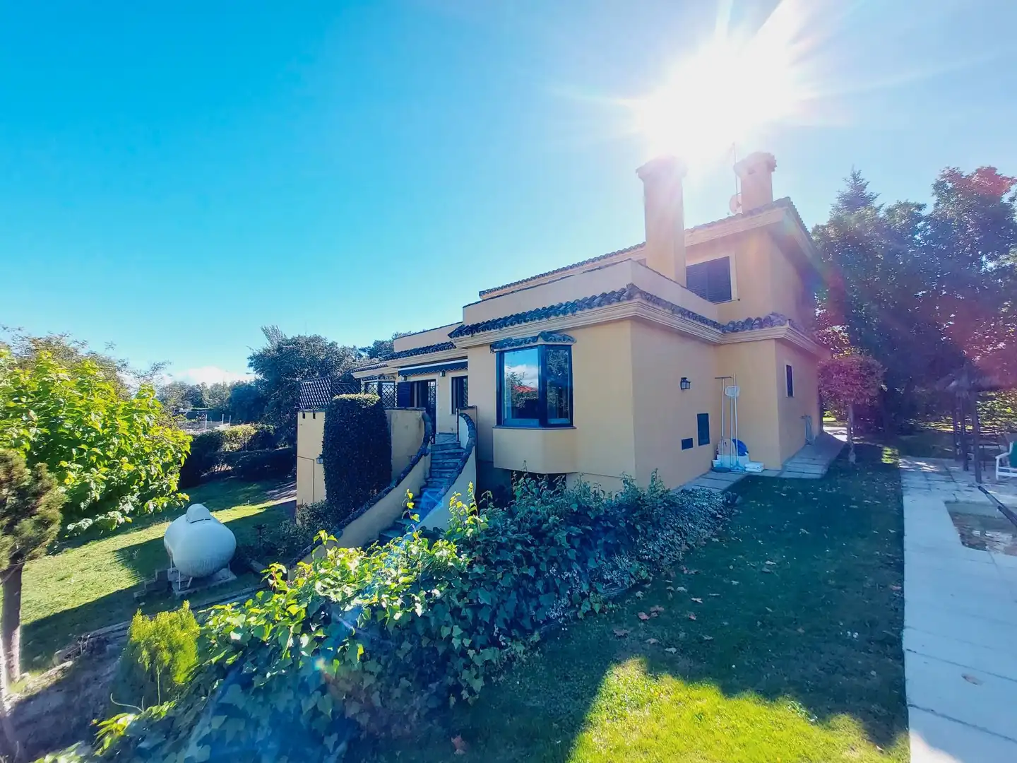 Garden of Houses for rent in Ciudalcampo  with Heating, Private garden and Terrace