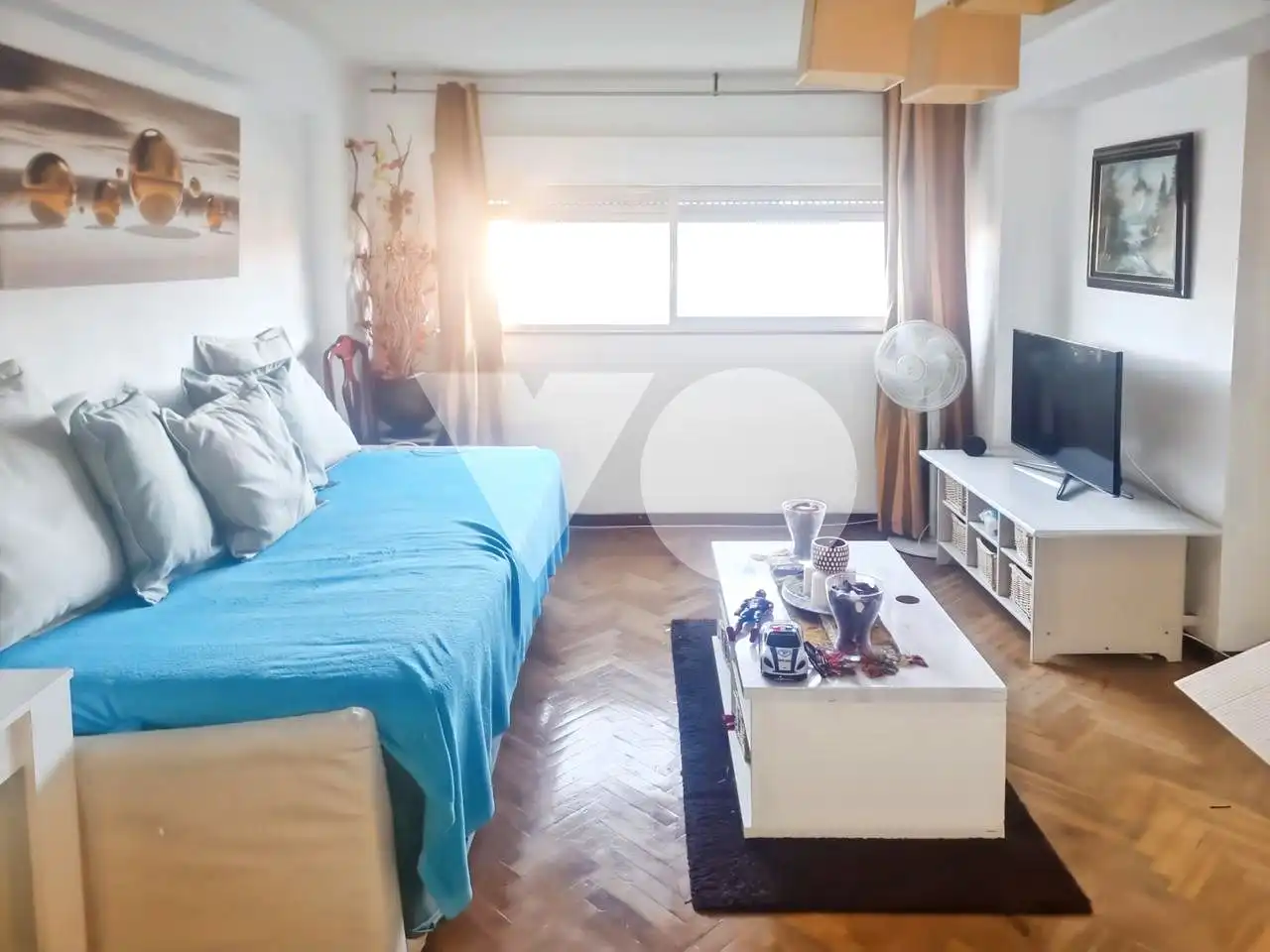Living room of Flat for sale in Madrid  with Air Conditioner, Heating and Furnished