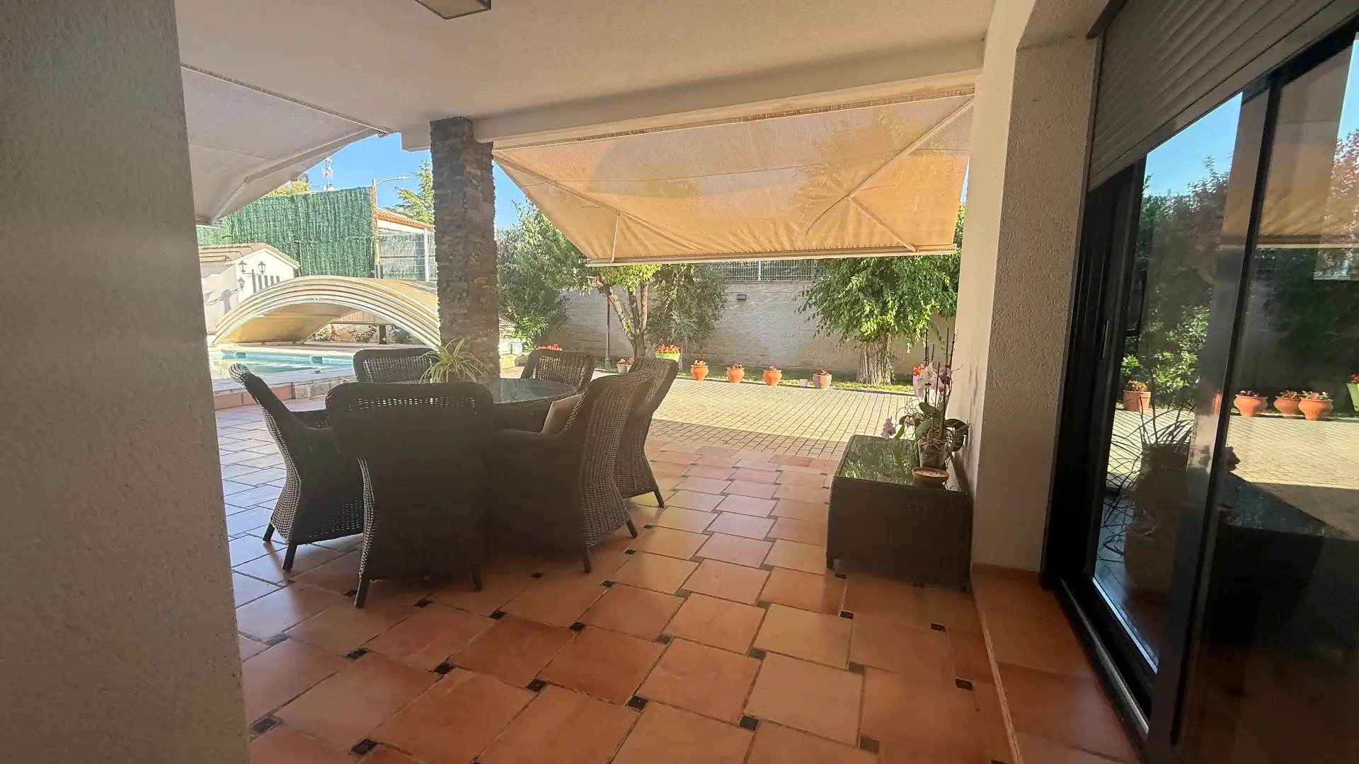 Terrasse von Haus oder Chalet zum Verkauf in Albacete mit Klimaanlage, Heizung und Privatgarten