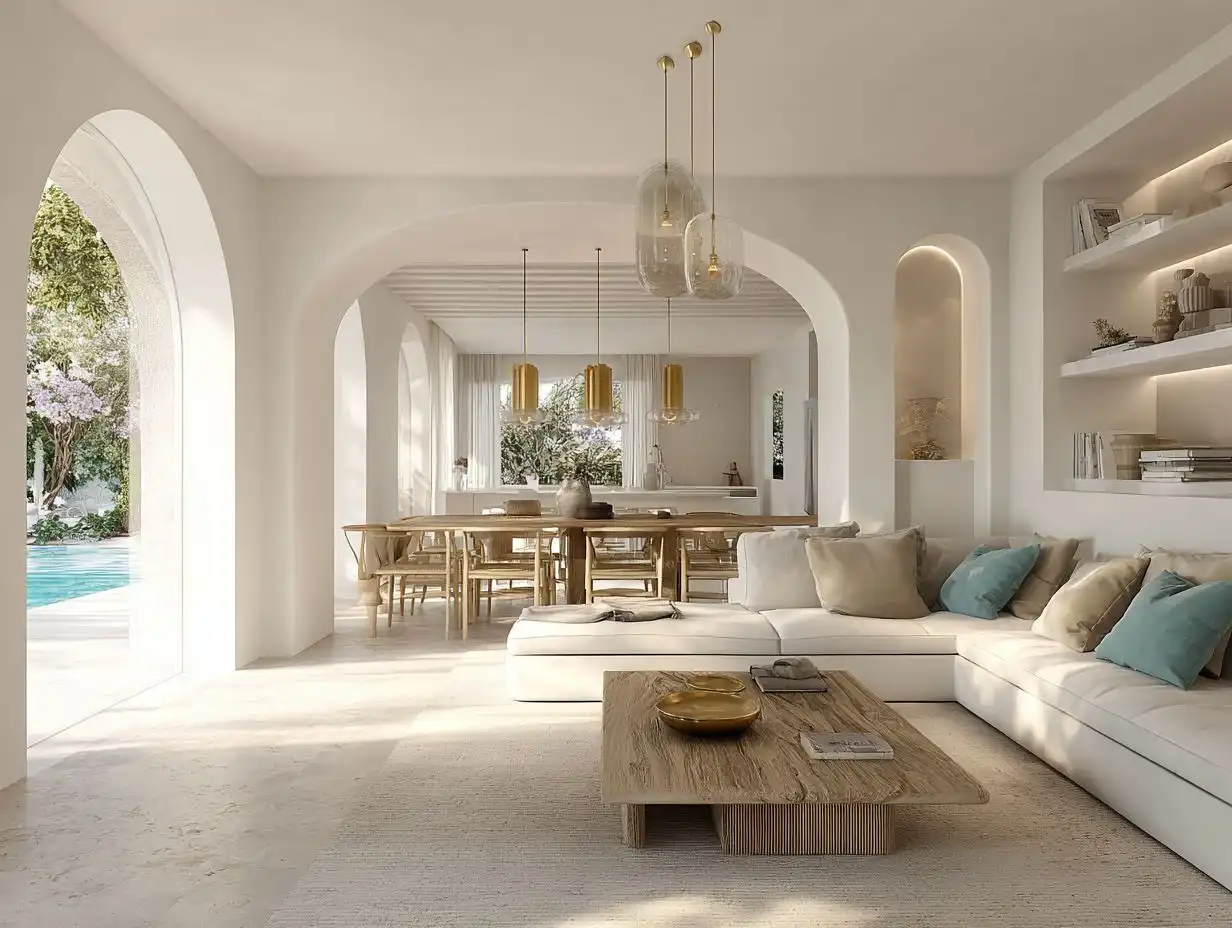 Living room of Houses for sale in Jávea / Xàbia  with Air Conditioner, Storage room and Swimming Pool