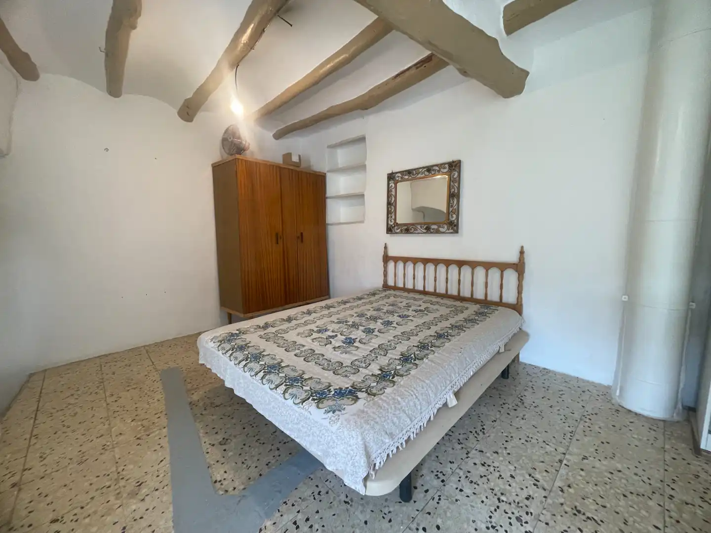 Schlafzimmer von Einfamilien-Reihenhaus zum Verkauf in Àger mit Heizung, Parkett und Abstellraum