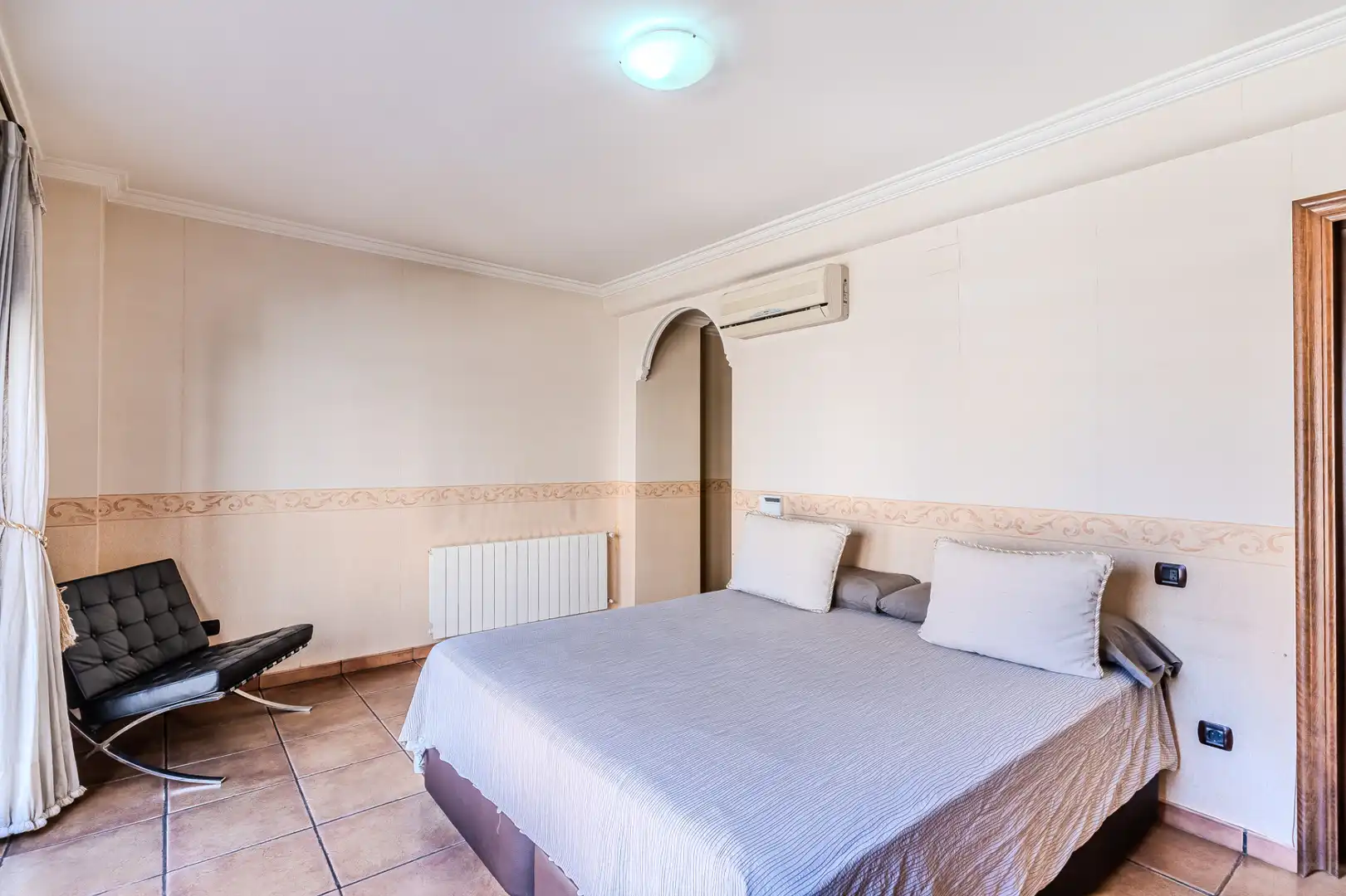 Bedroom of Flat for sale in Burriana / Borriana  with Air Conditioner, Heating and Terrace