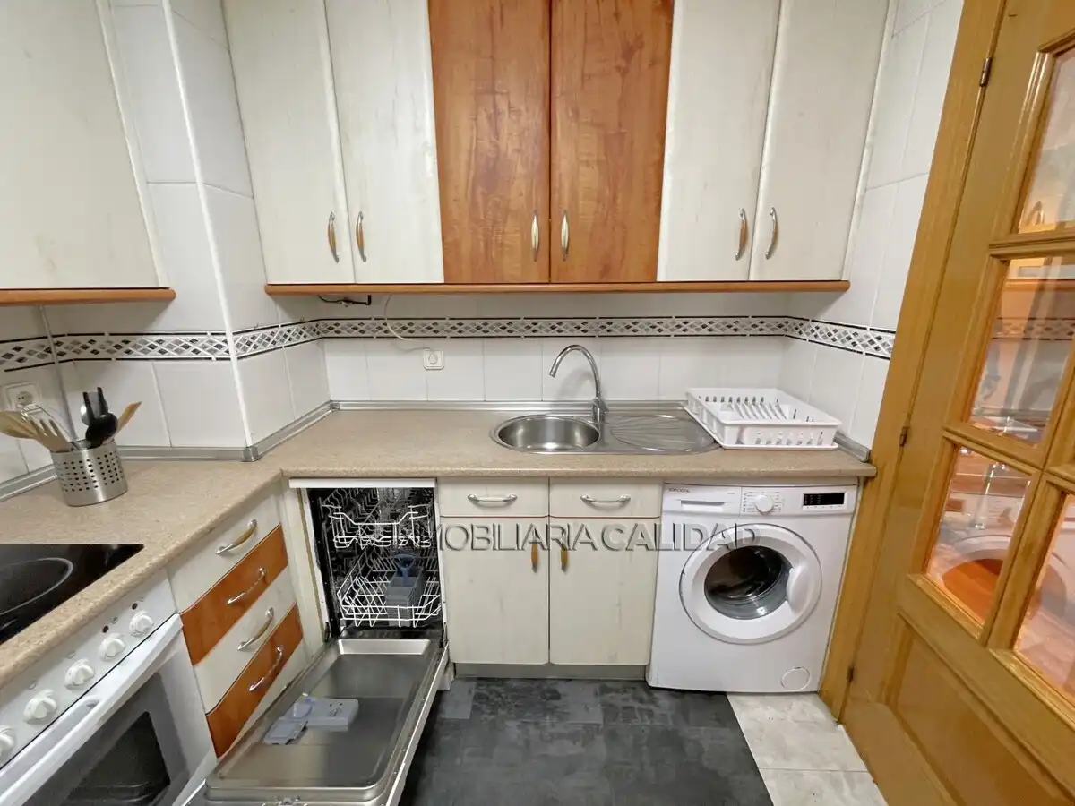 Kitchen of Flat for rent in Burgos  with Heating, Terrace and Furnished