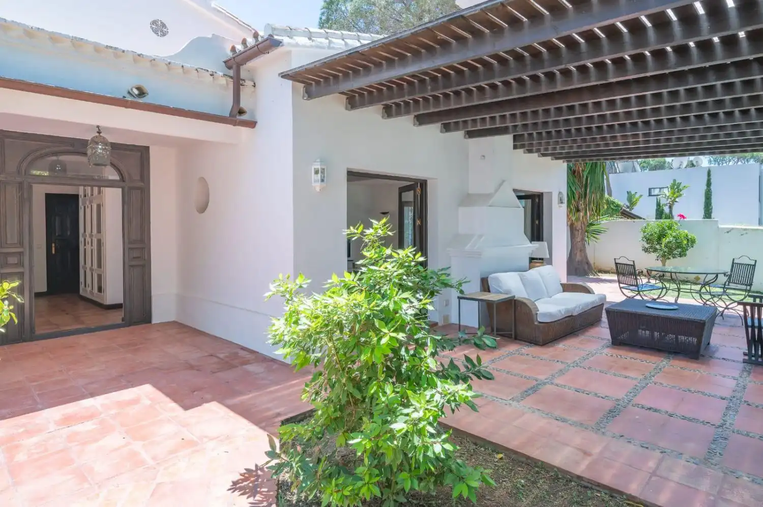 Terrassa de Casa o xalet de lloguer en Marbella amb Aire condicionat