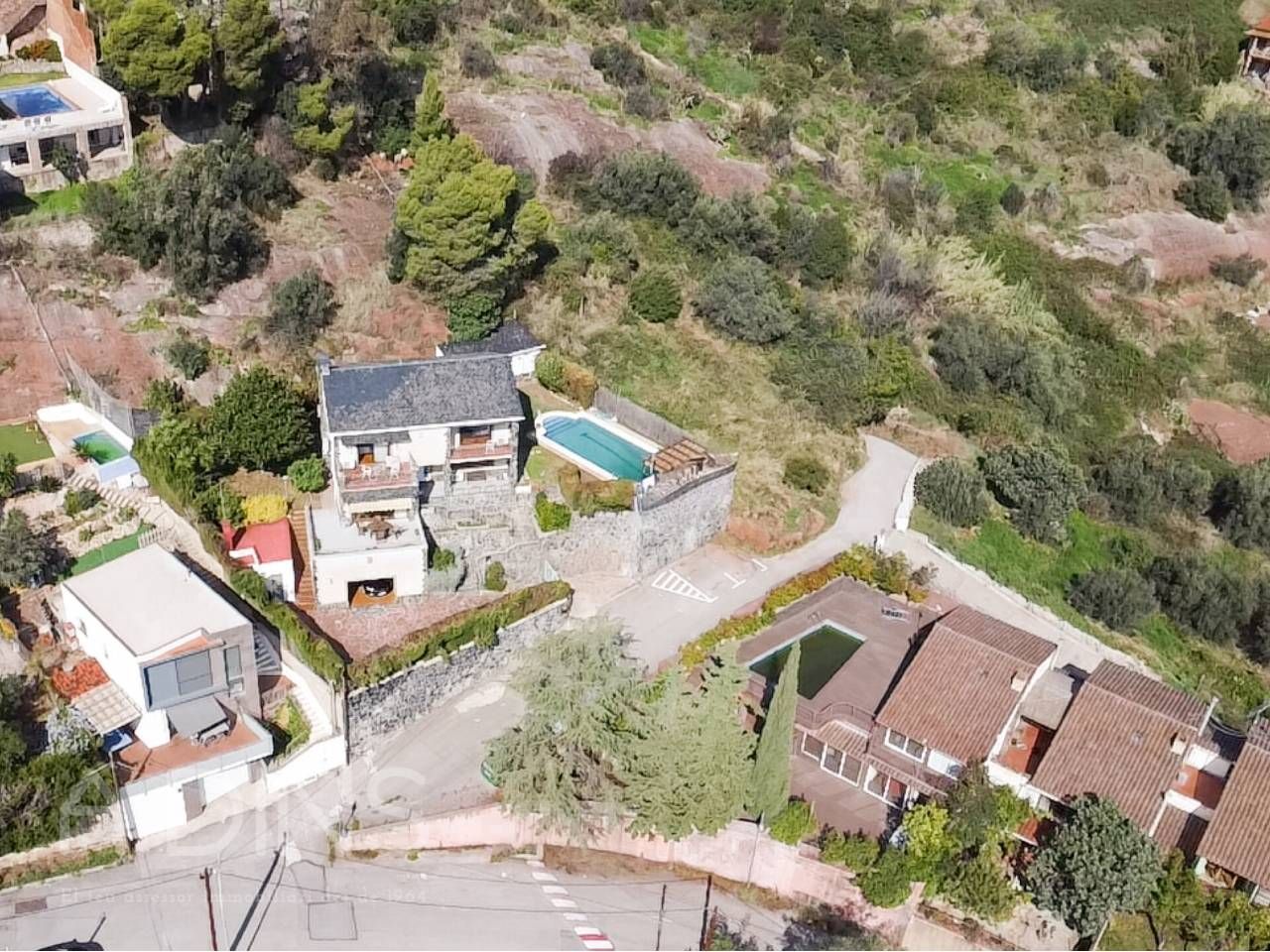 Exterior view of House or chalet for sale in Sant Feliu de Codines  with Air Conditioner, Heating and Private garden