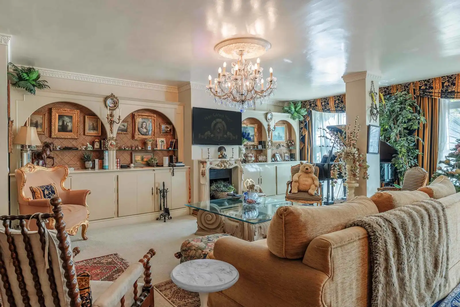 Wohnzimmer von Maisonette zum Verkauf in Estepona mit Klimaanlage und Gemeinschaftspool