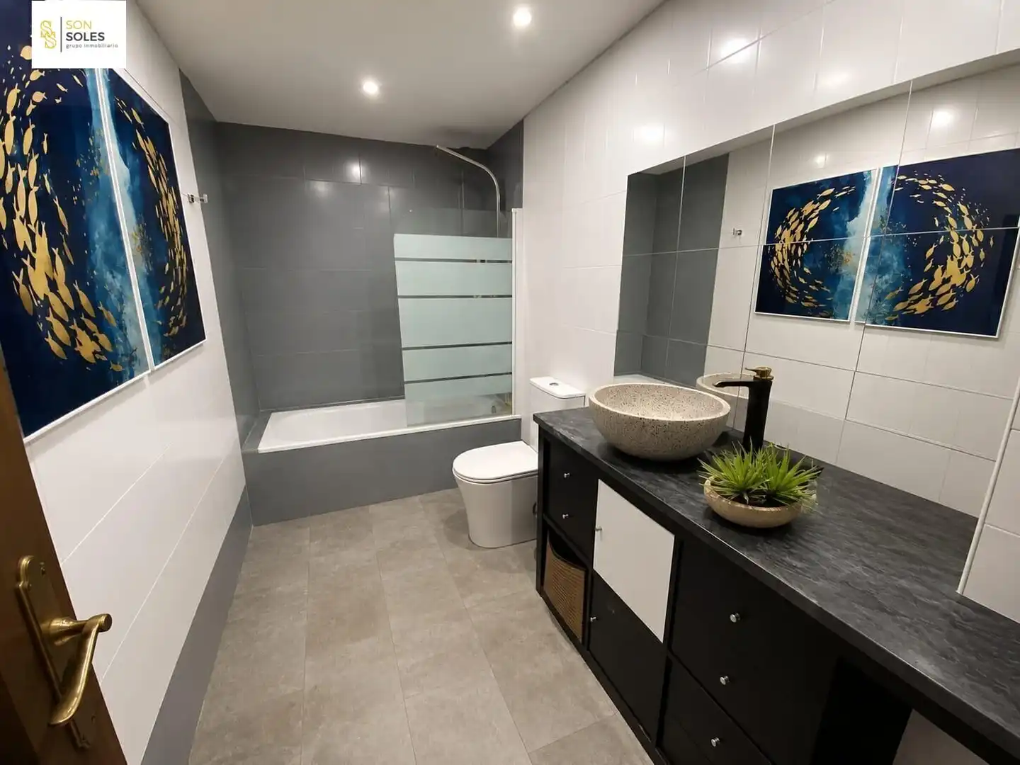 Baño de Planta baja en venta en Miengo con Calefacción, Jardín privado y Terraza