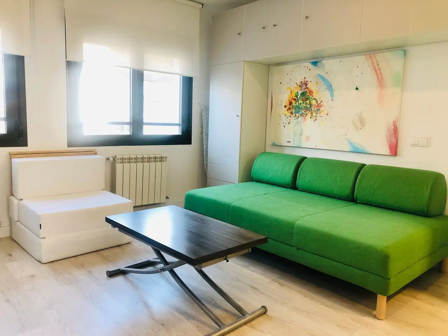 Living room of Study for sale in Madrid  with Air Conditioner, Heating and Furnished