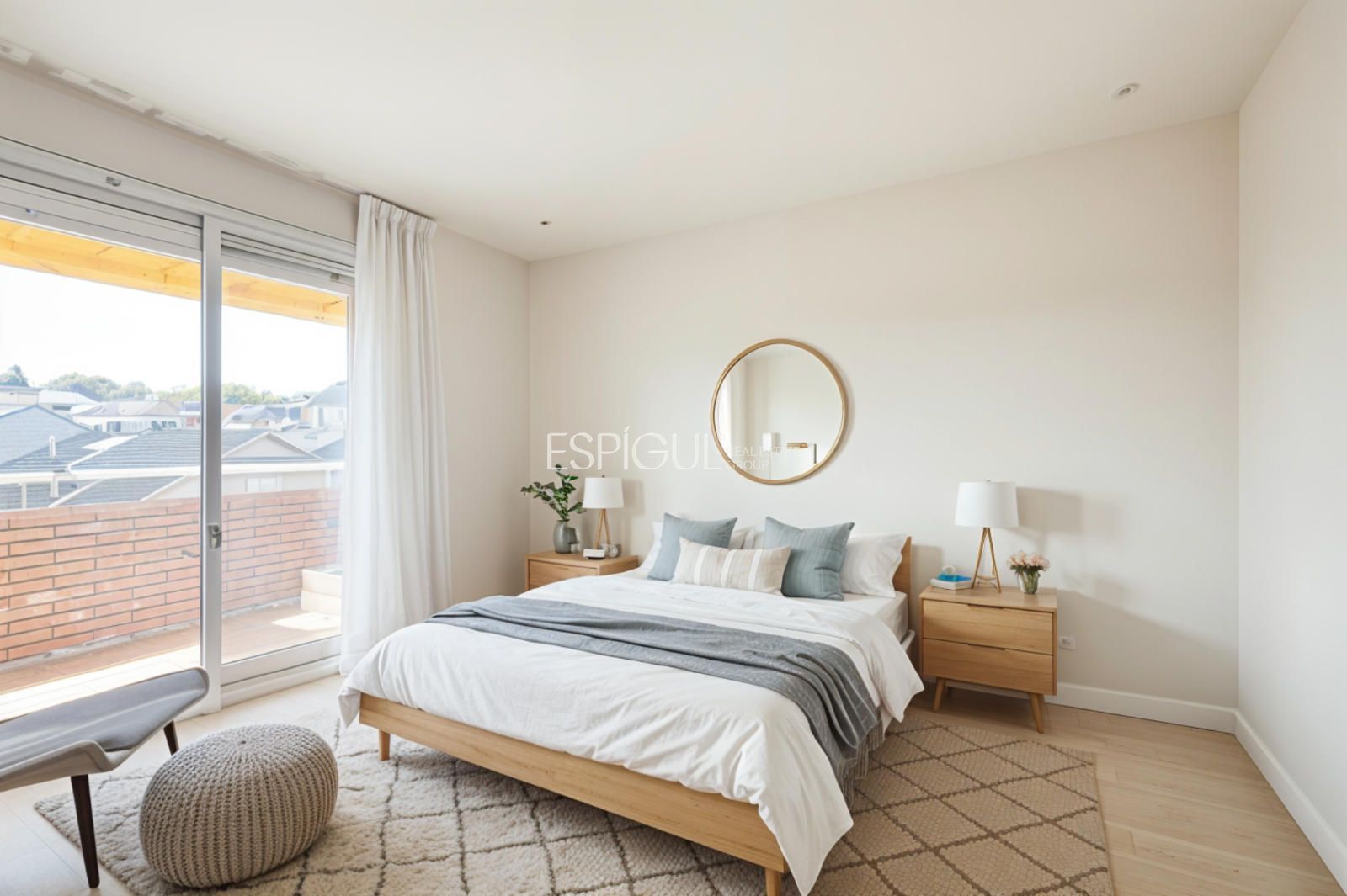 Bedroom of Duplex for sale in Sant Cugat del Vallès  with Air Conditioner, Heating and Parquet flooring