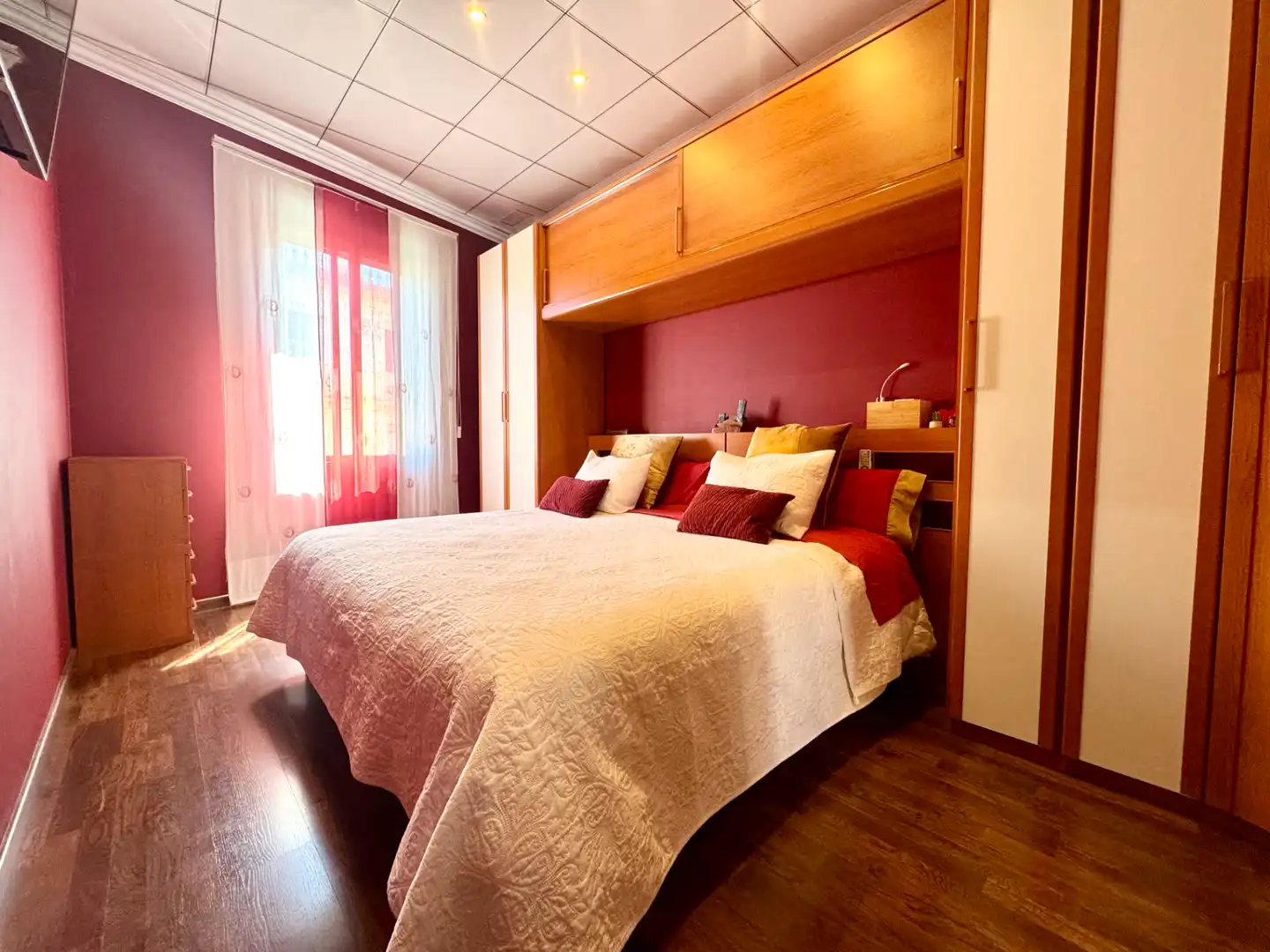 Bedroom of Flat for sale in Sueca  with Air Conditioner, Terrace and Storage room