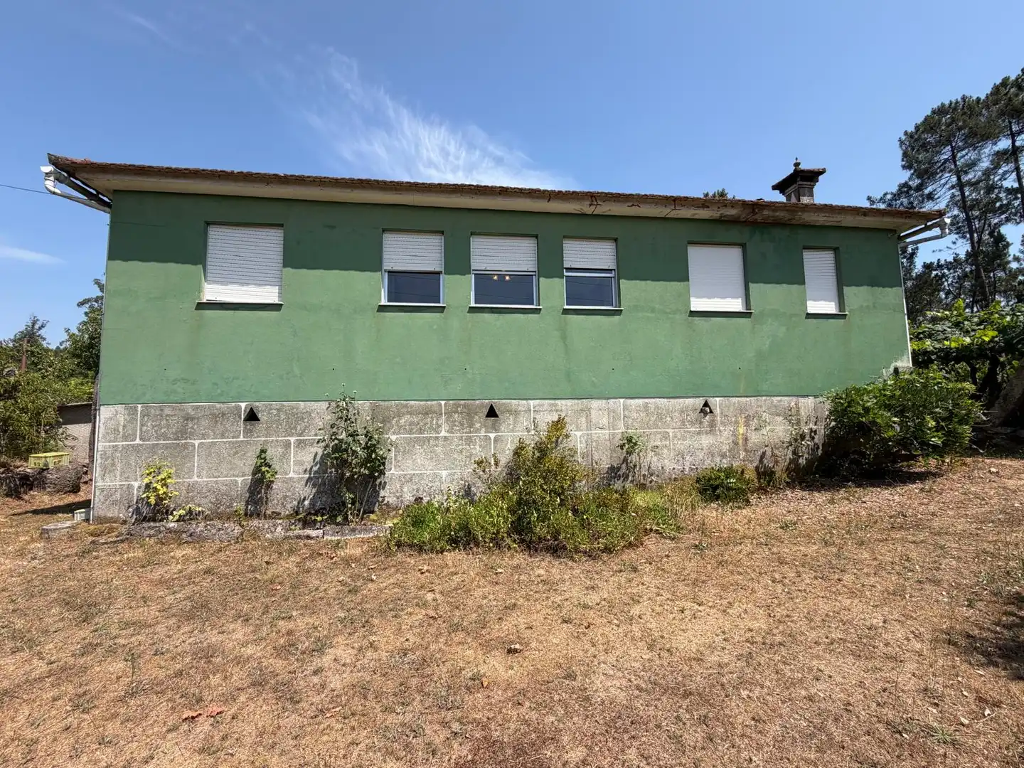 Vista exterior de Casa o xalet en venda en Salvaterra de Miño amb Jardí privat i Parquet