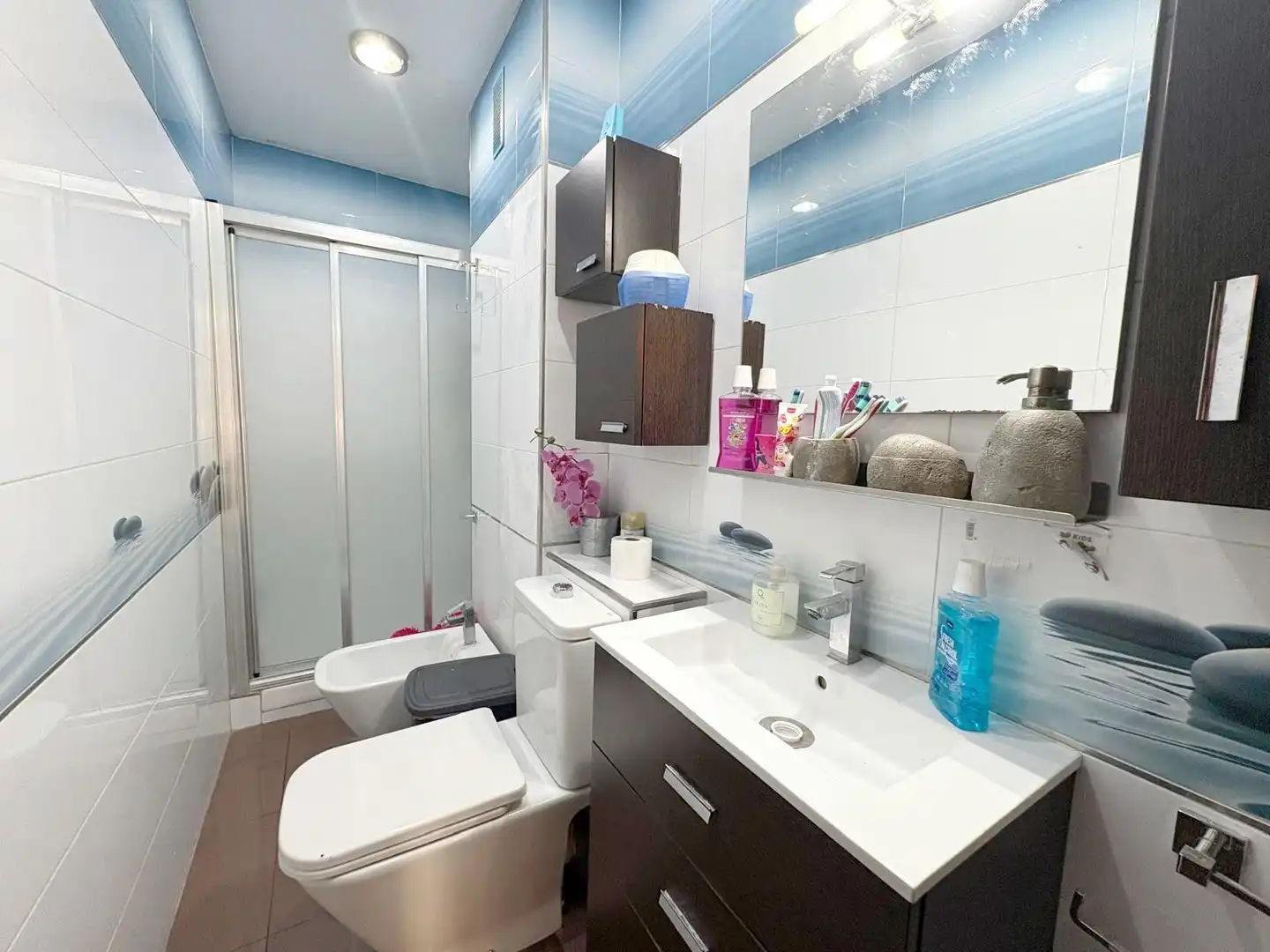 Bathroom of Flat for sale in Málaga  with Air Conditioner and Terrace
