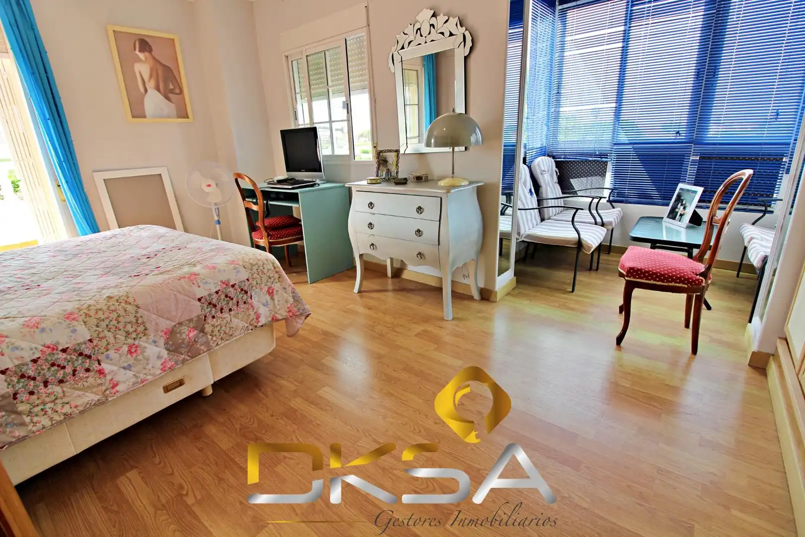 Bedroom of Houses for sale in Castellón de la Plana / Castelló de la Plana  with Air Conditioner, Heating and Private garden