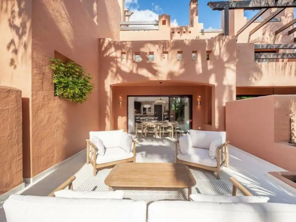 Terrassa de Casa adosada de lloguer en Marbella amb Aire condicionat, Terrassa i Traster