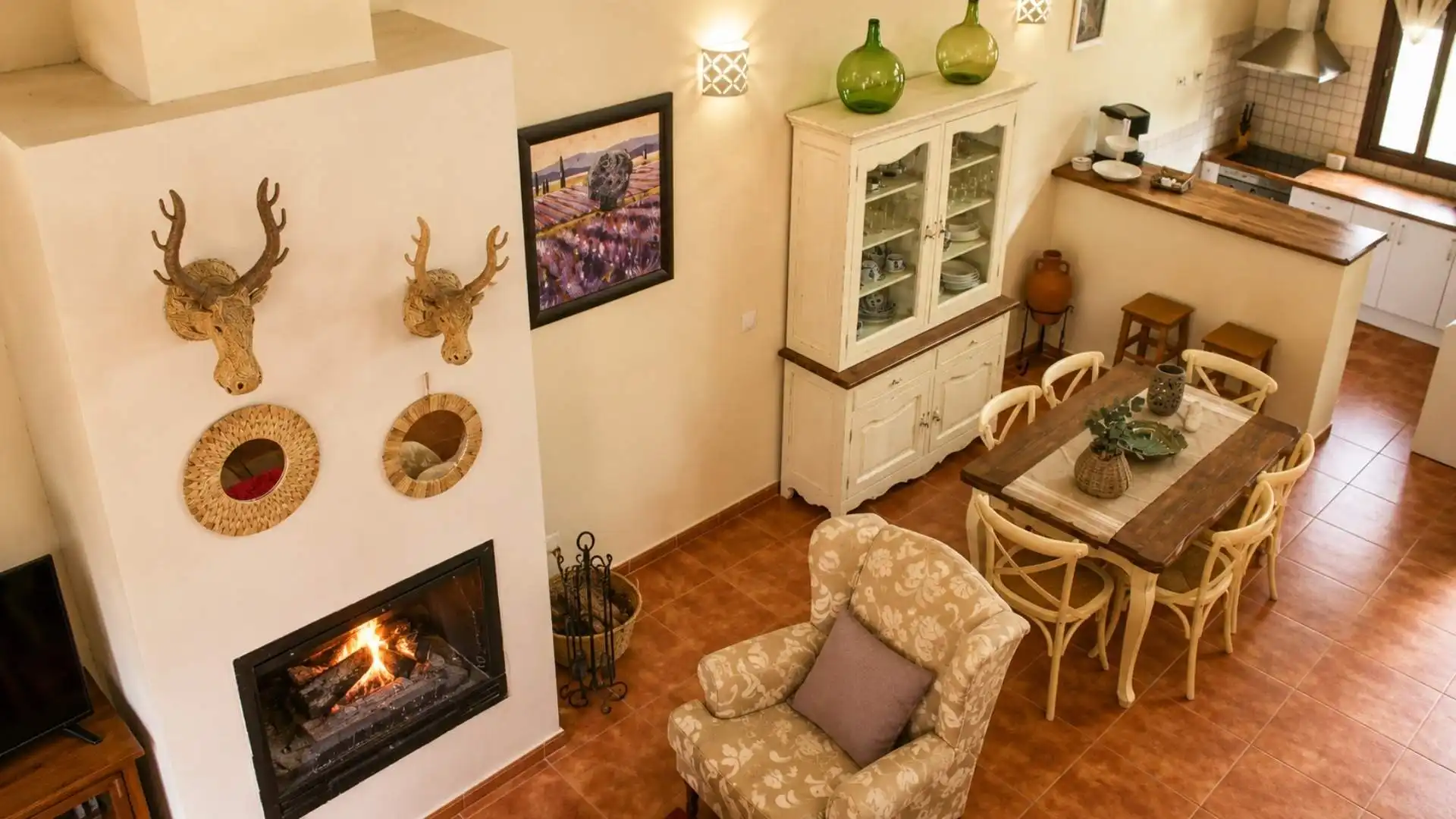 Sala de estar de Casa o chalet en venta en Malcocinado con Aire acondicionado, Jardín privado y Terraza