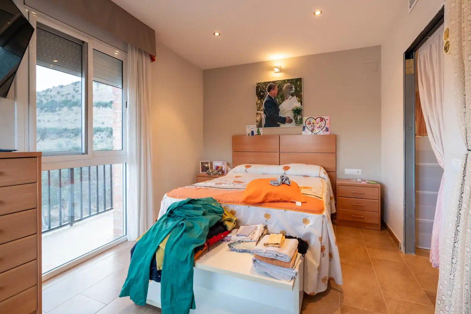 Dormitori de Casa adosada en venda en Aldover amb Aire condicionat, Calefacció i Terrassa