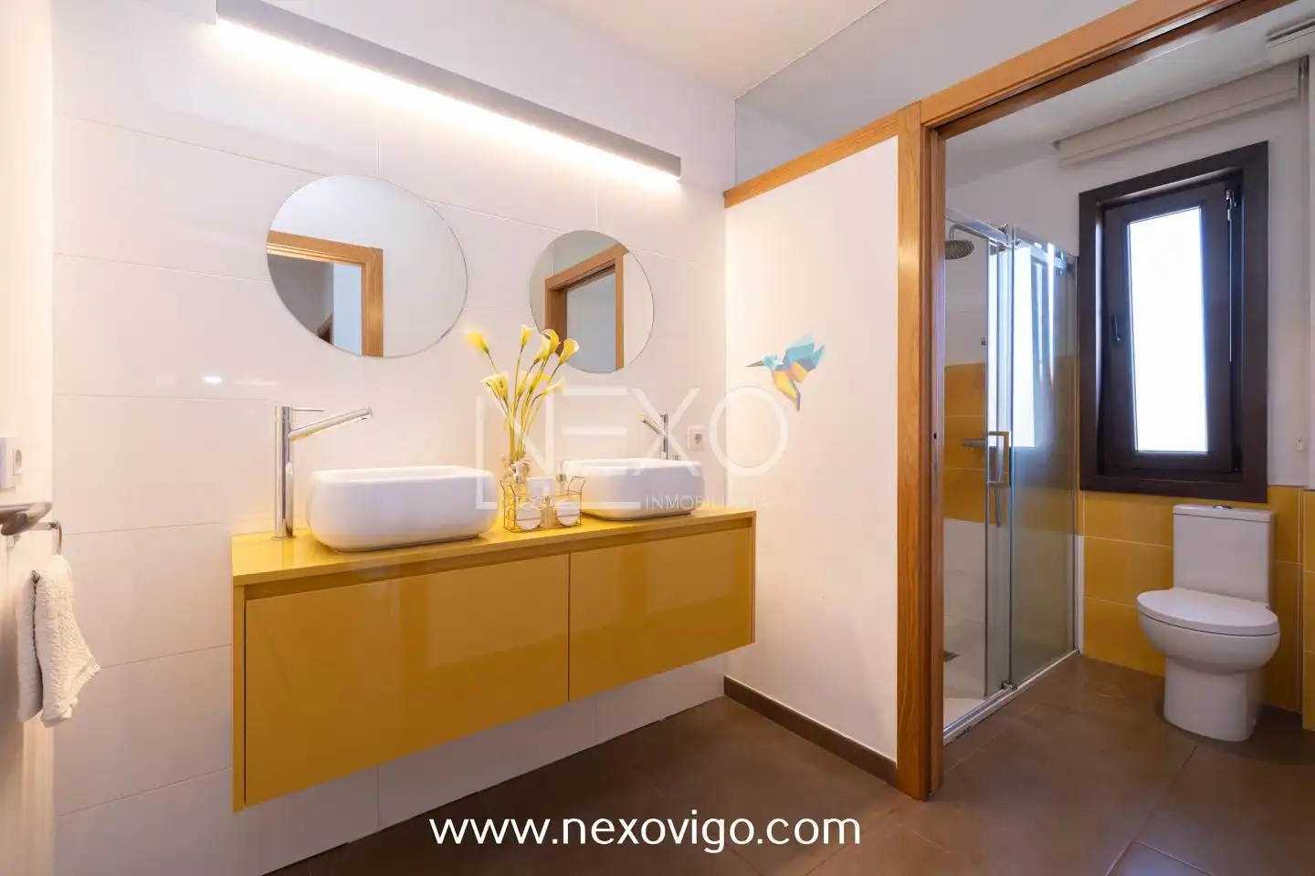Bathroom of Houses for sale in Vigo   with Heating, Private garden and Terrace