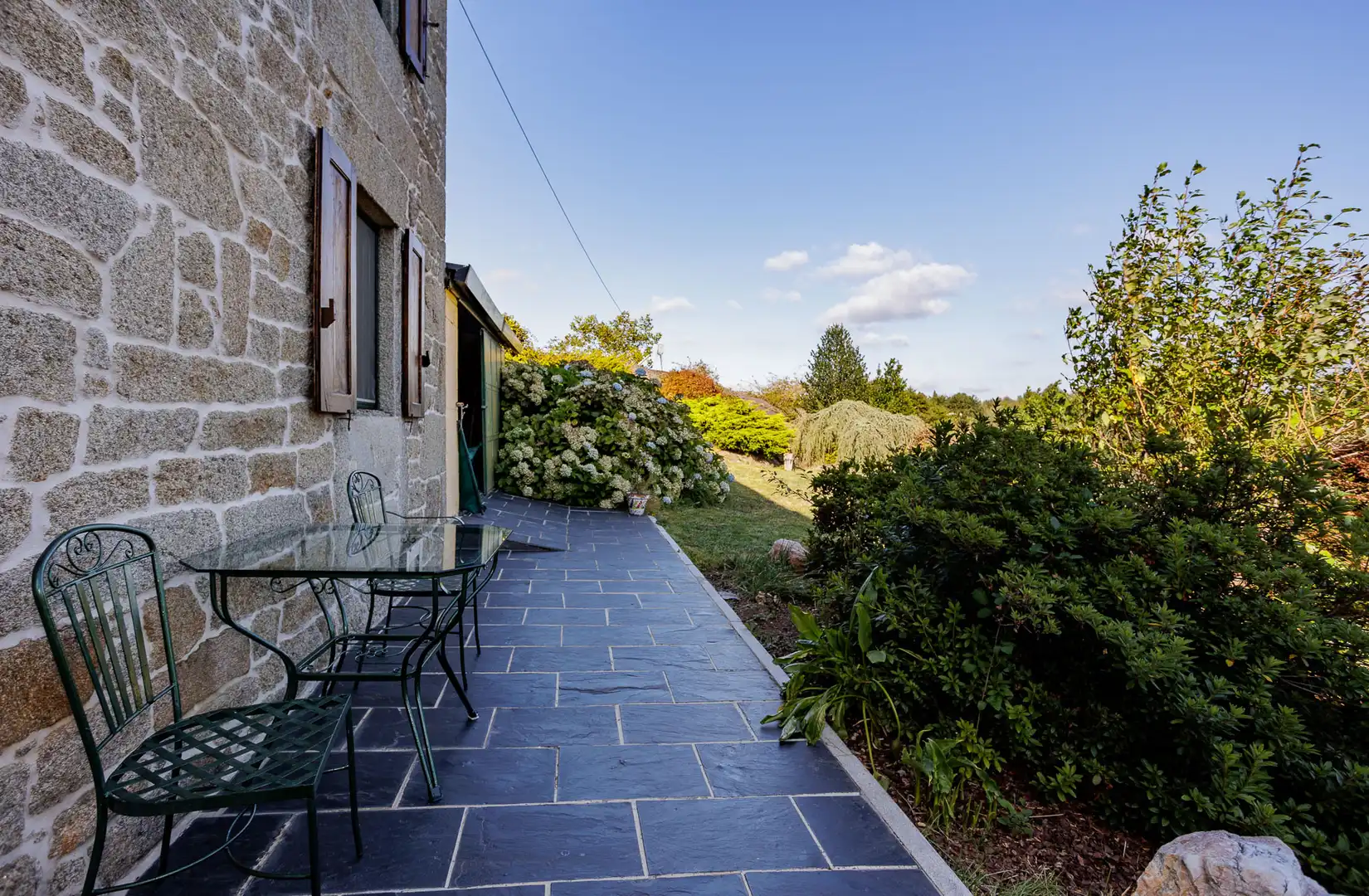 Terrace of Country homes for sale in Guitiriz  with Furnished