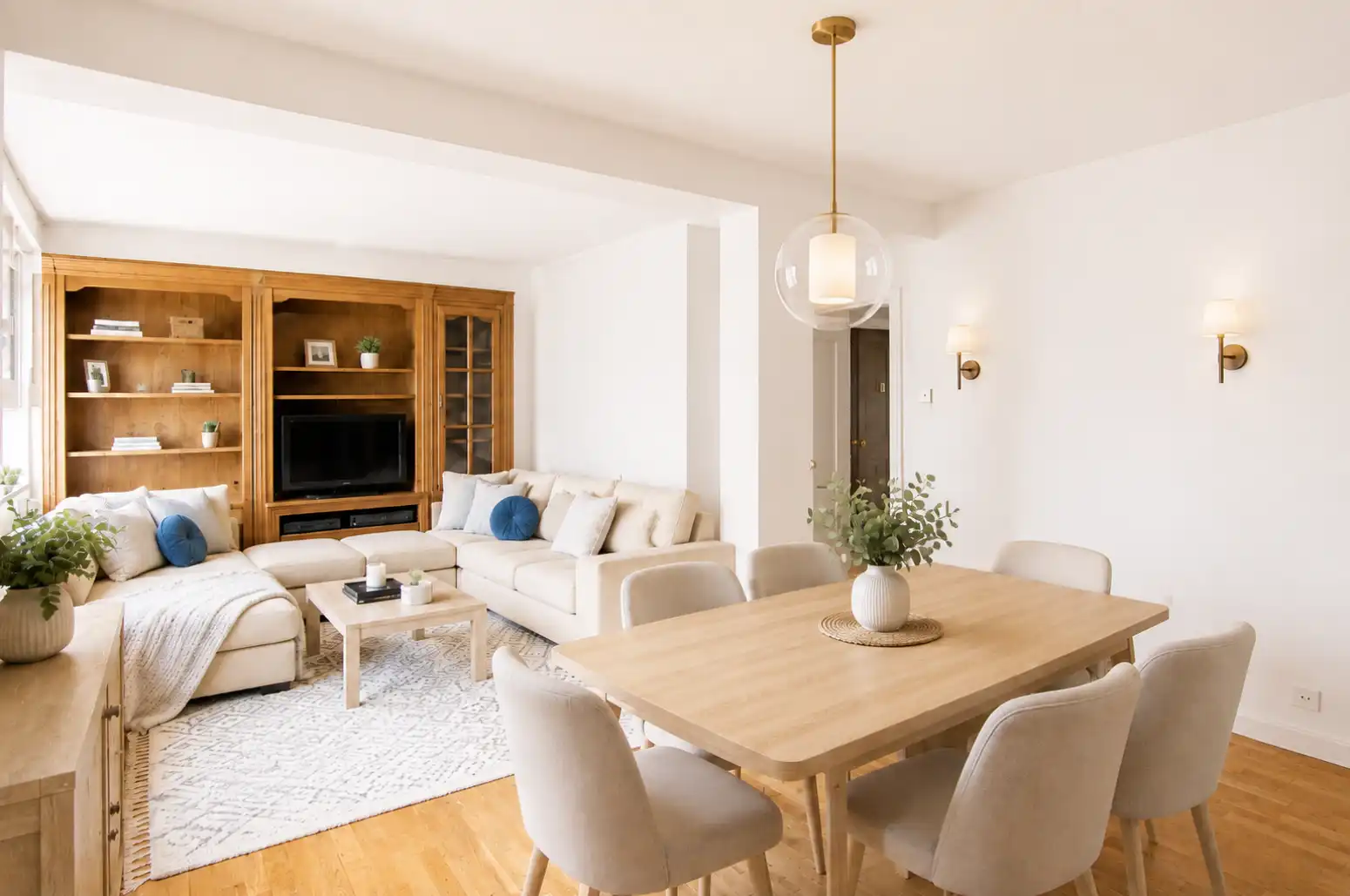 Sala de estar de Piso en venta en Oviedo  con Calefacción y Parquet