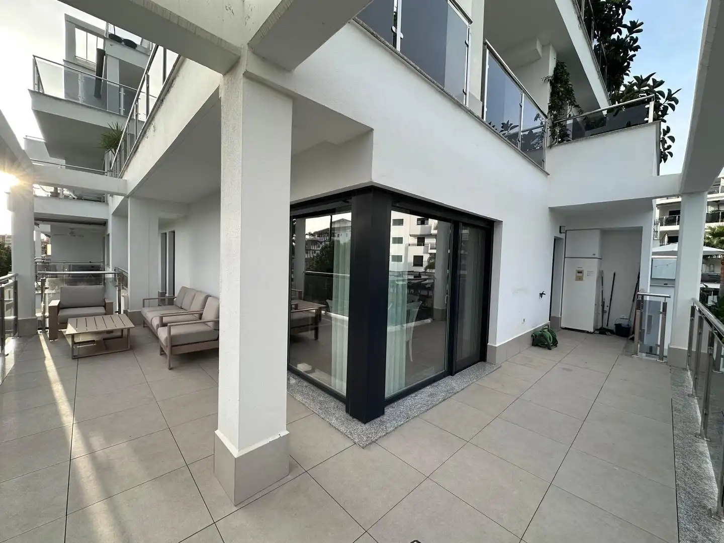 Terrace of Flat for rent in Motril  with Air Conditioner, Heating and Terrace