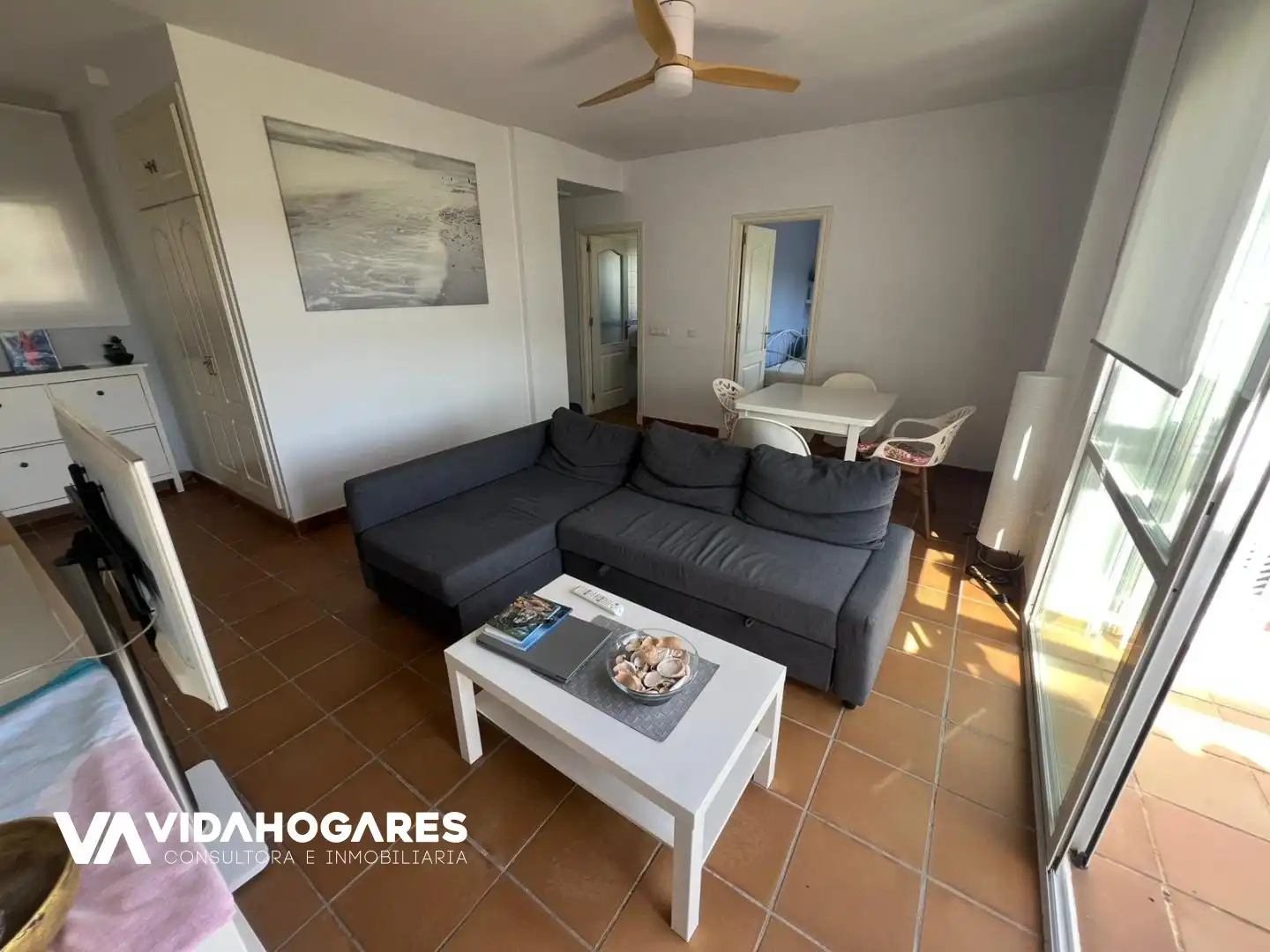 Sala de estar de Piso de alquiler en Rota con Piscina y Amueblado
