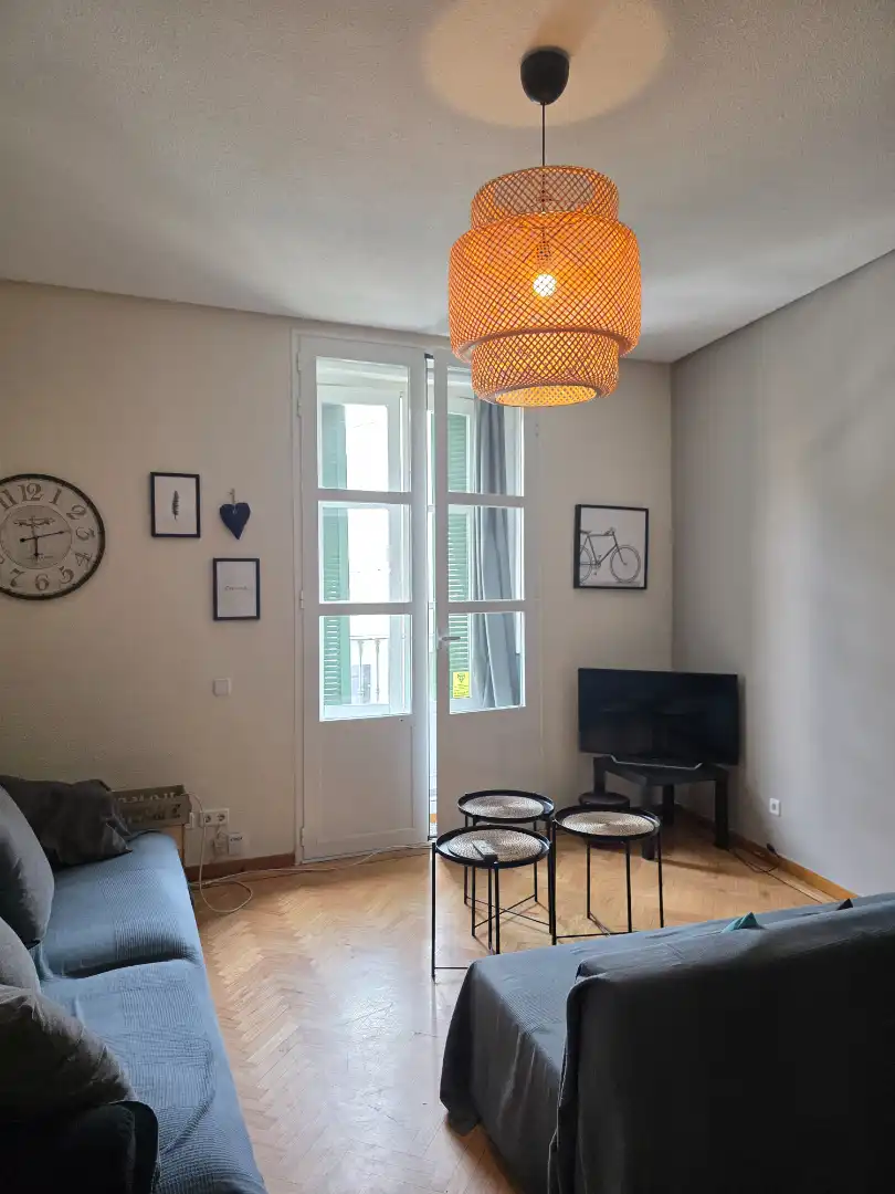 Wohnzimmer von Wohnung zum Verkauf in Madrid mit Klimaanlage, Heizung und Parkett