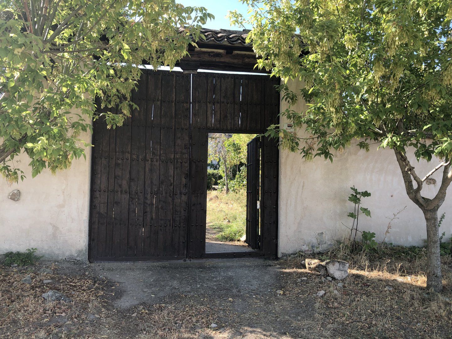 Vista exterior de Casa o xalet en venda en Muñoveros amb Calefacció i Piscina