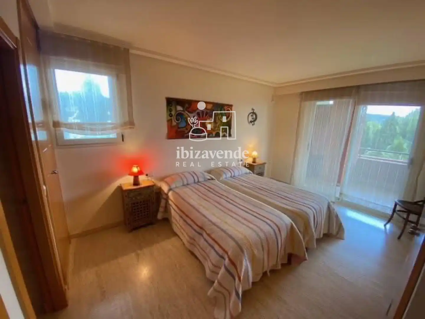 Bedroom of Flat for rent in Santa Eulària des Riu  with Terrace, Storage room and Swimming Pool